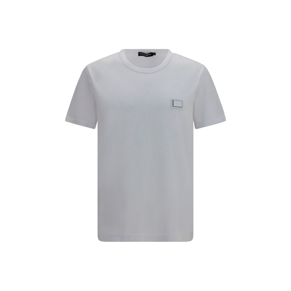 Dolce & Gabbana White Cotton Men's T-Shirt