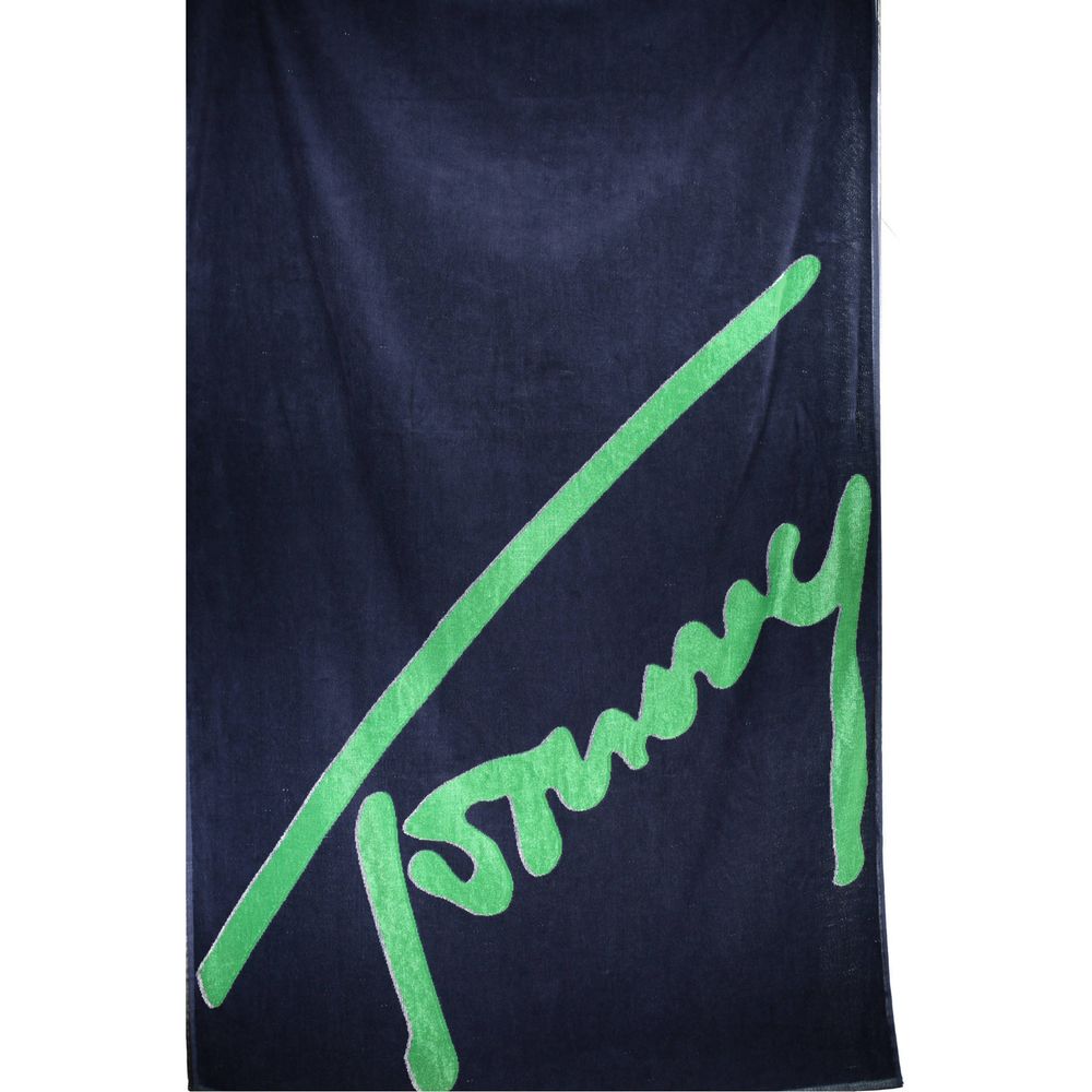 Tommy Hilfiger Blue Cotton Men's Men's Towel