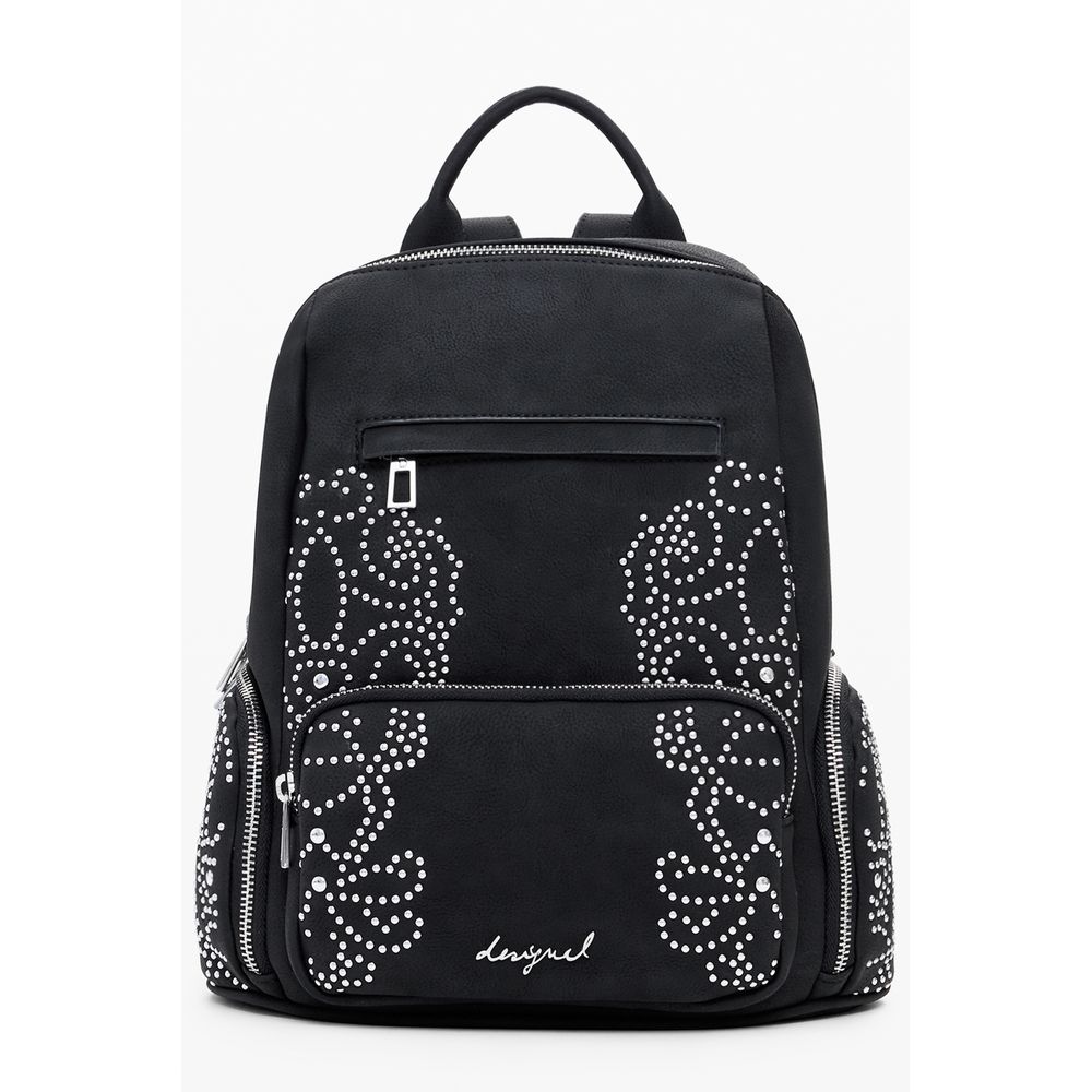 Desigual Black Polyurethane Women's Women's Backpack