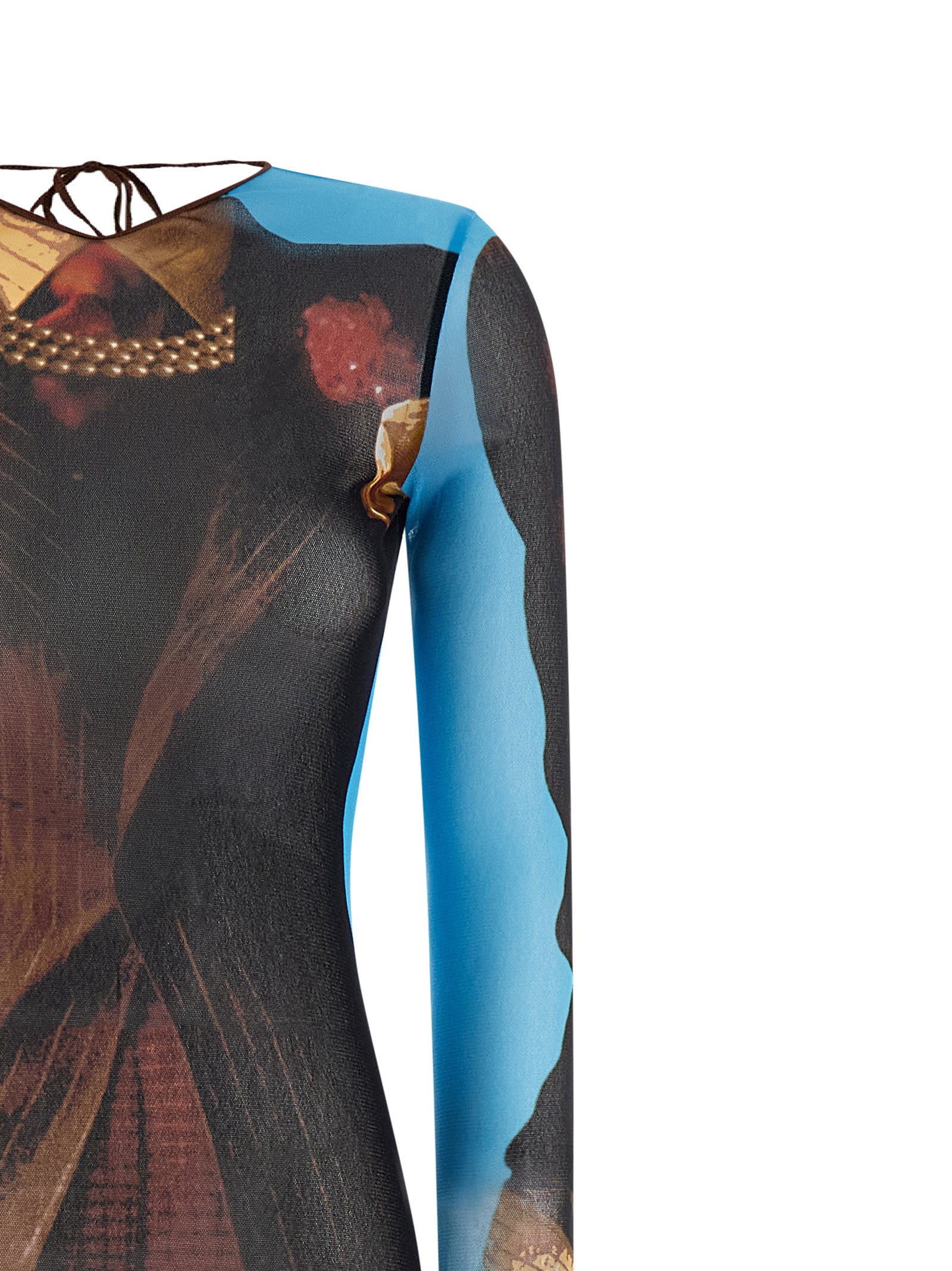 Jean Paul Gaultier Multicolor Polyamide Long Women's Dress