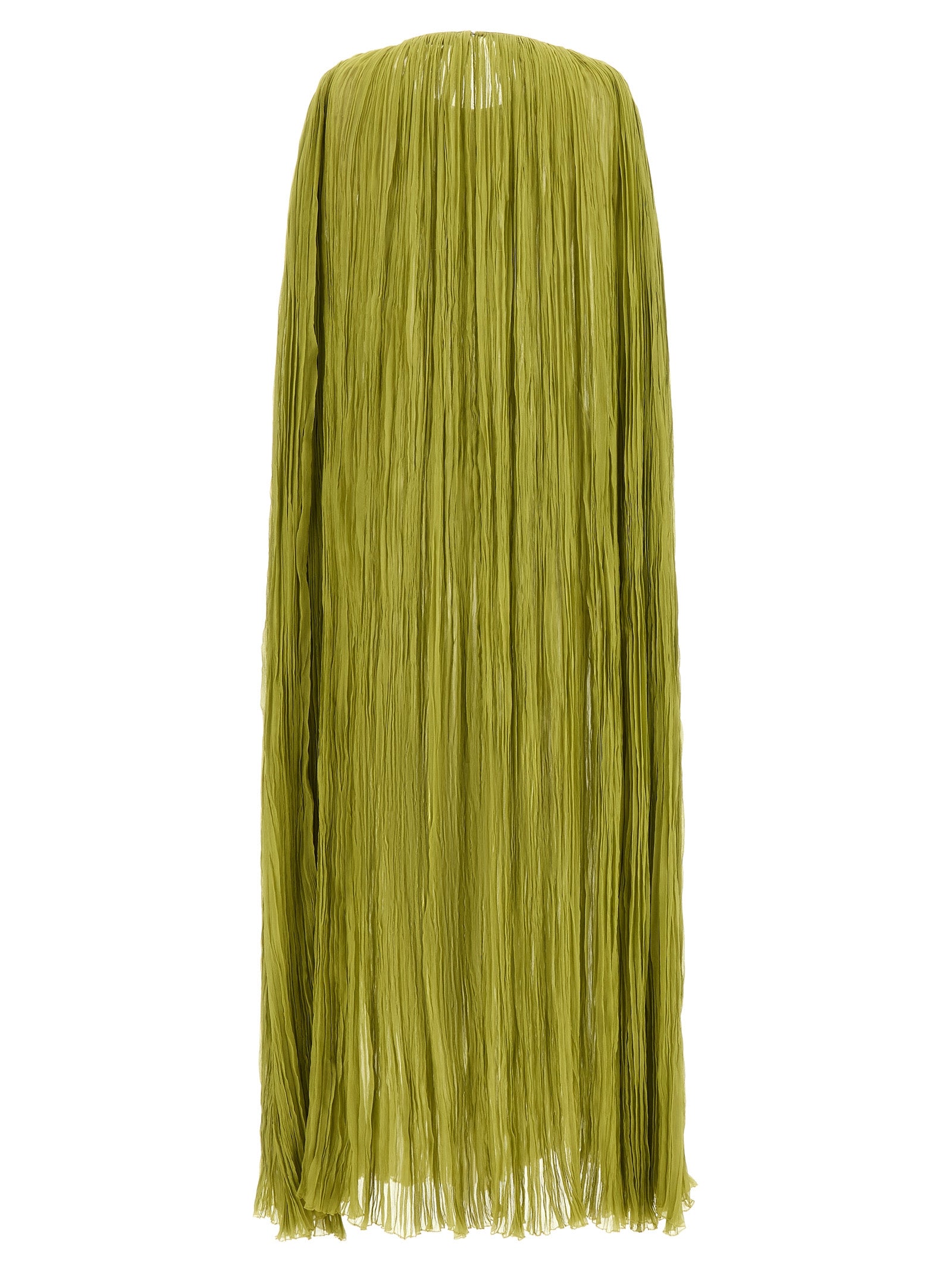 FEDERICA BONIFACI Bicolor Silk Long Women's Dress