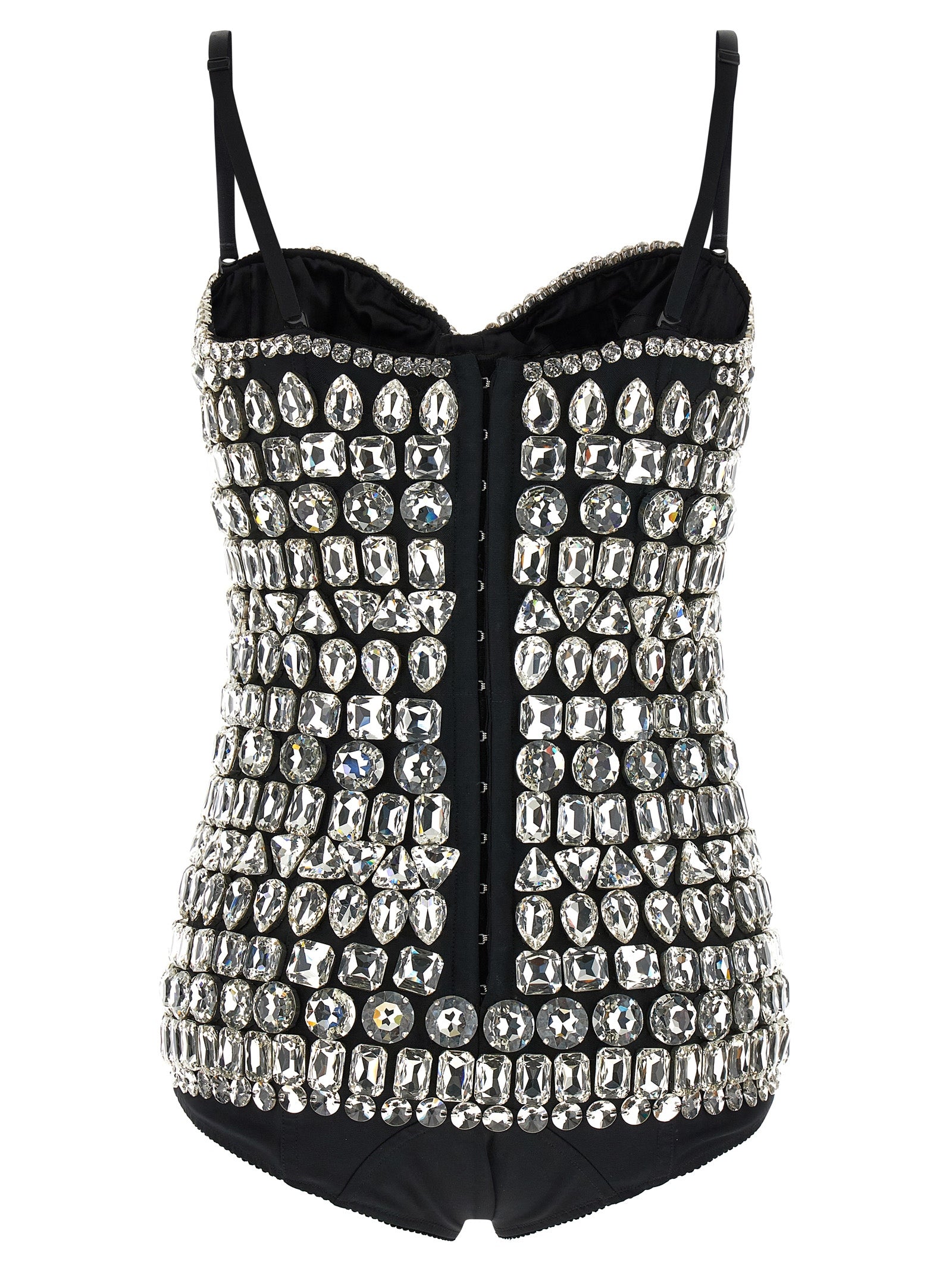 Dolce & Gabbana Silver Polyamide Women's Bodysuit