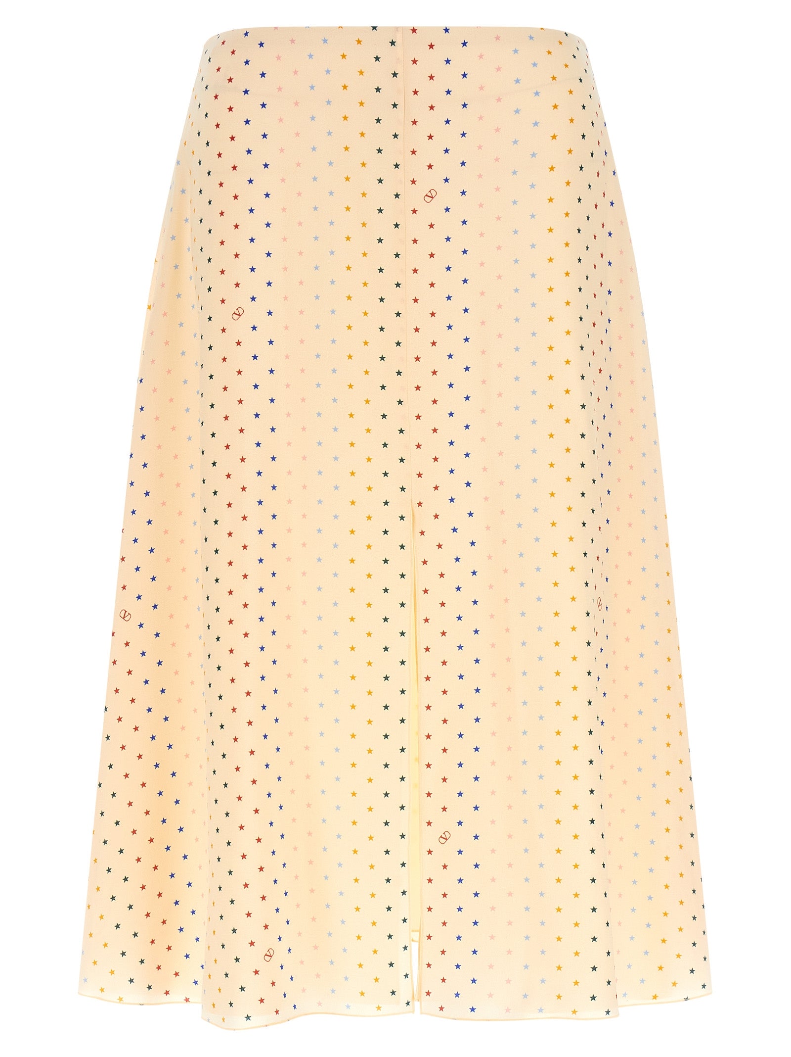 Valentino Garavani Multicolor Silk Midi Women's Skirt