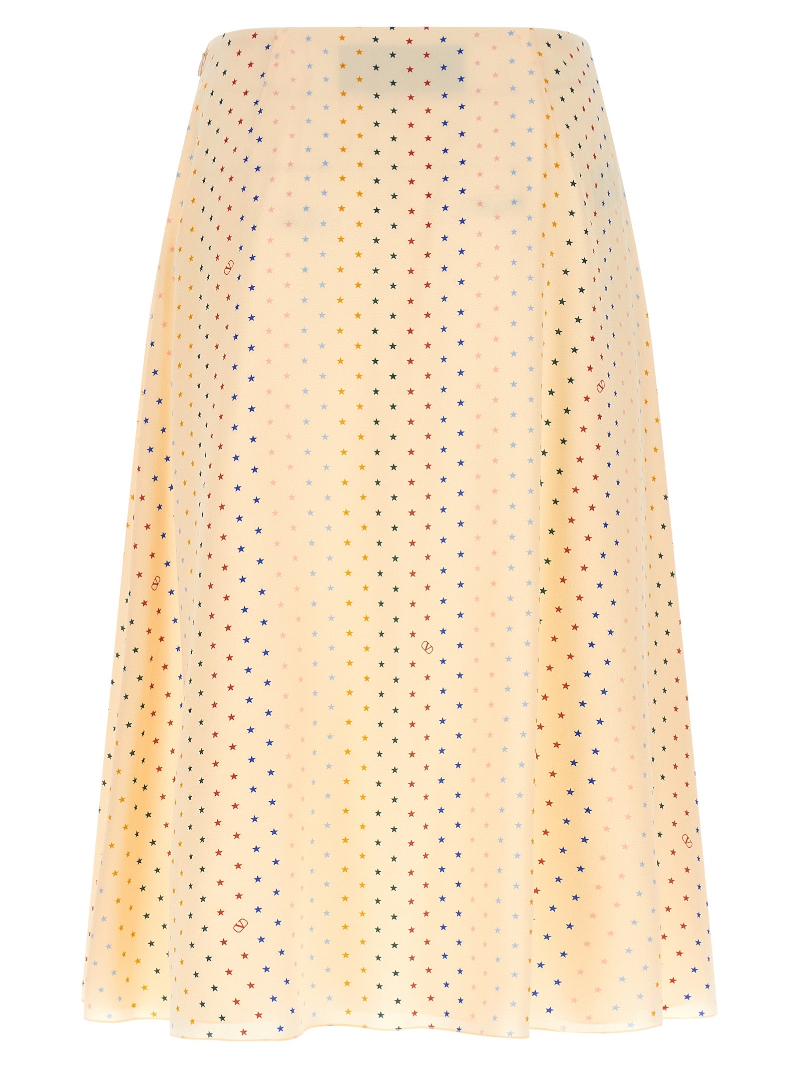 Valentino Garavani Multicolor Silk Midi Women's Skirt