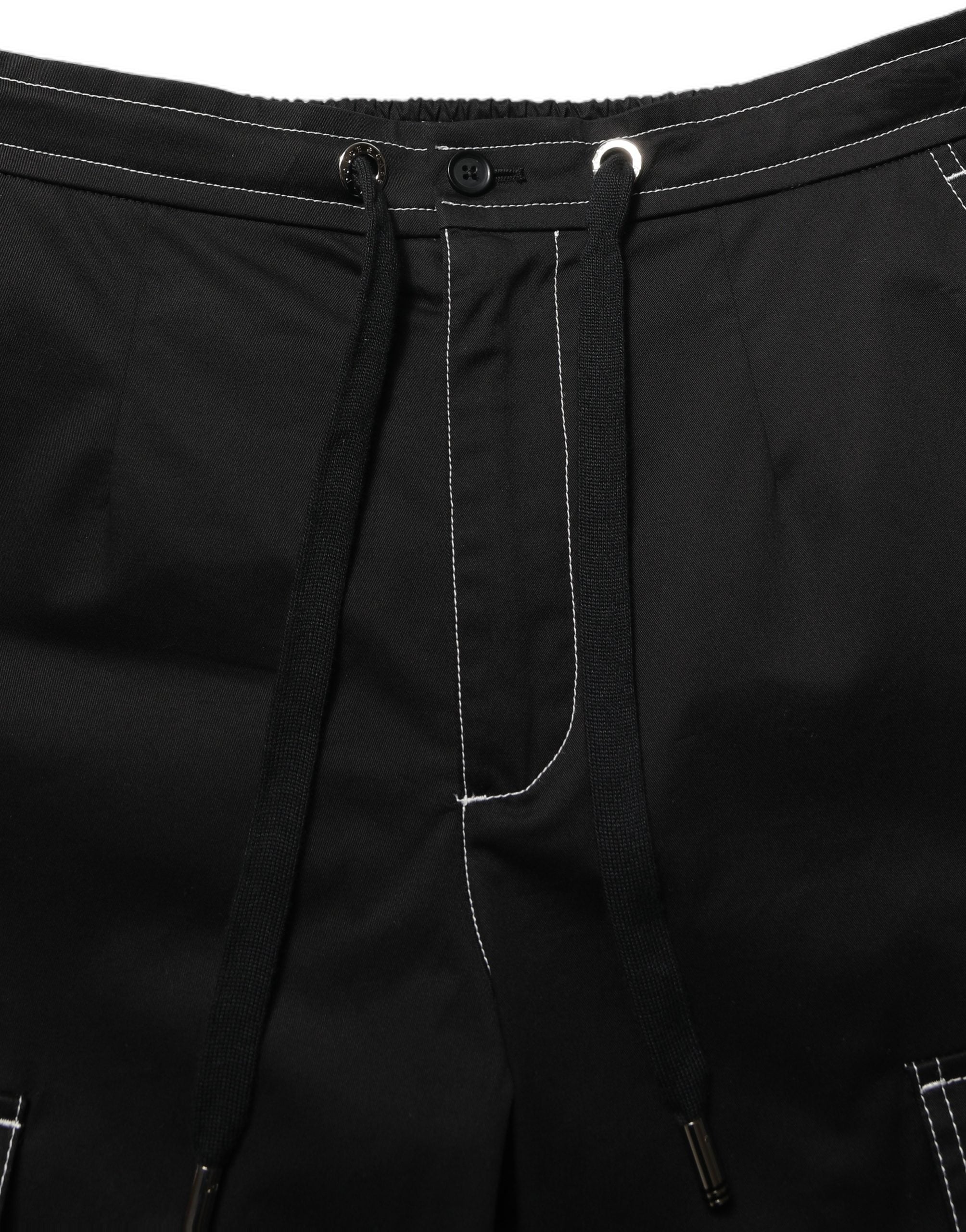 Dolce & Gabbana Black Vibe Cargo High Waist Straight Women's Pants (Pre-Owned)