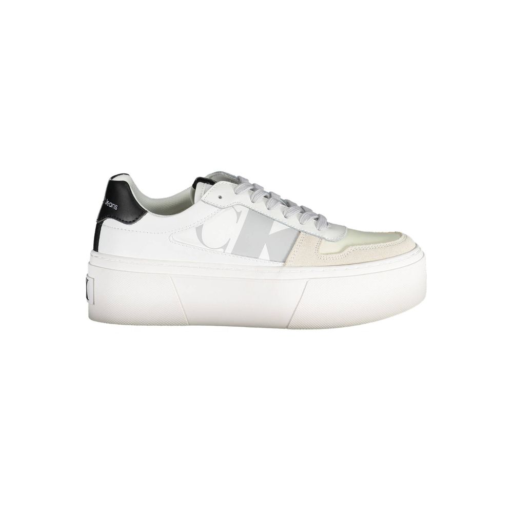 Calvin Klein White Polyester Women's Women's Sneaker