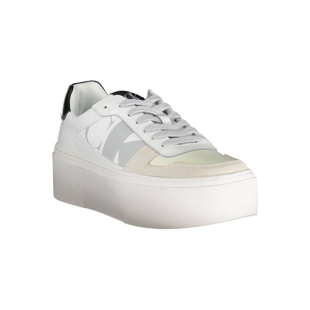 Calvin Klein White Polyester Women's Women's Sneaker