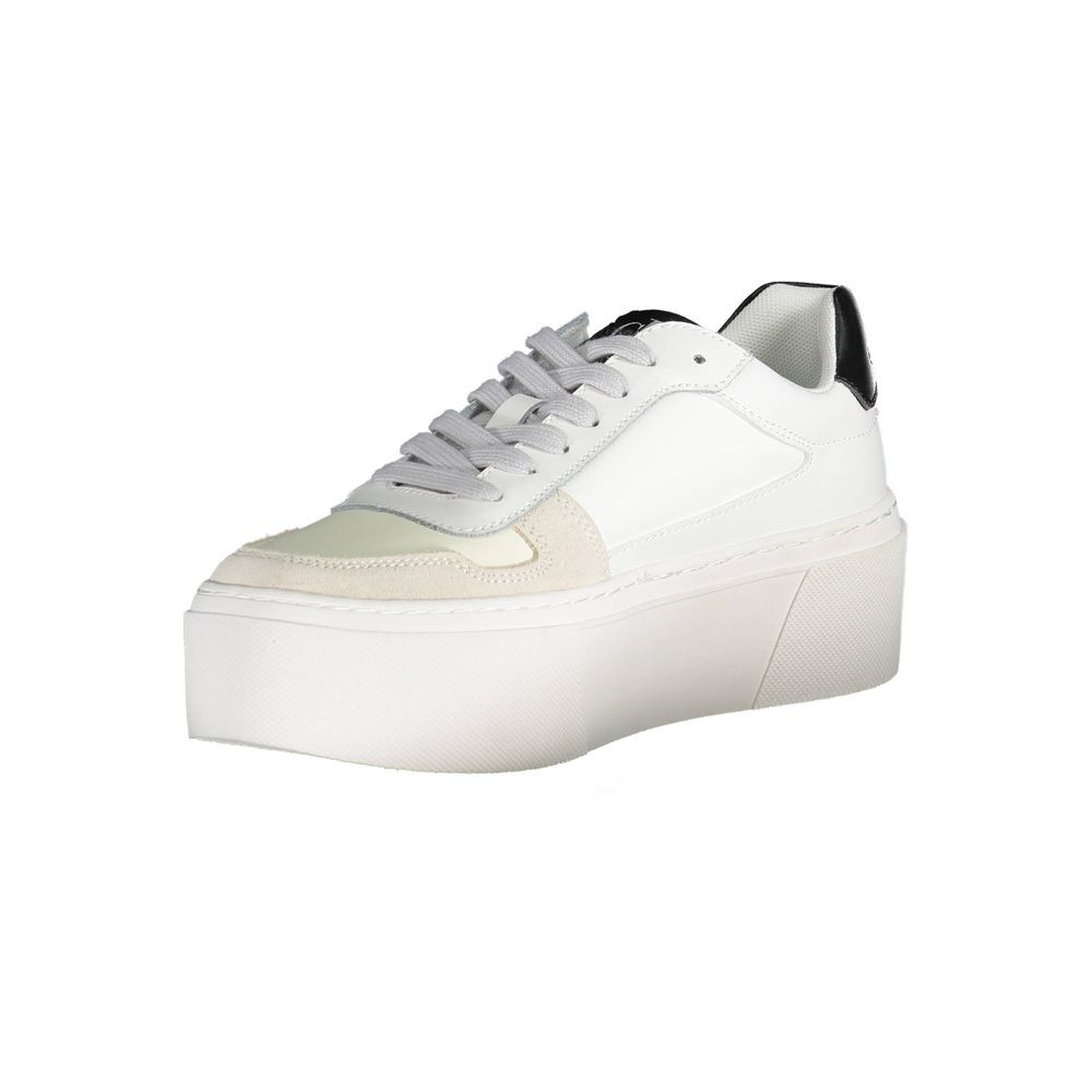 Calvin Klein White Polyester Women's Women's Sneaker