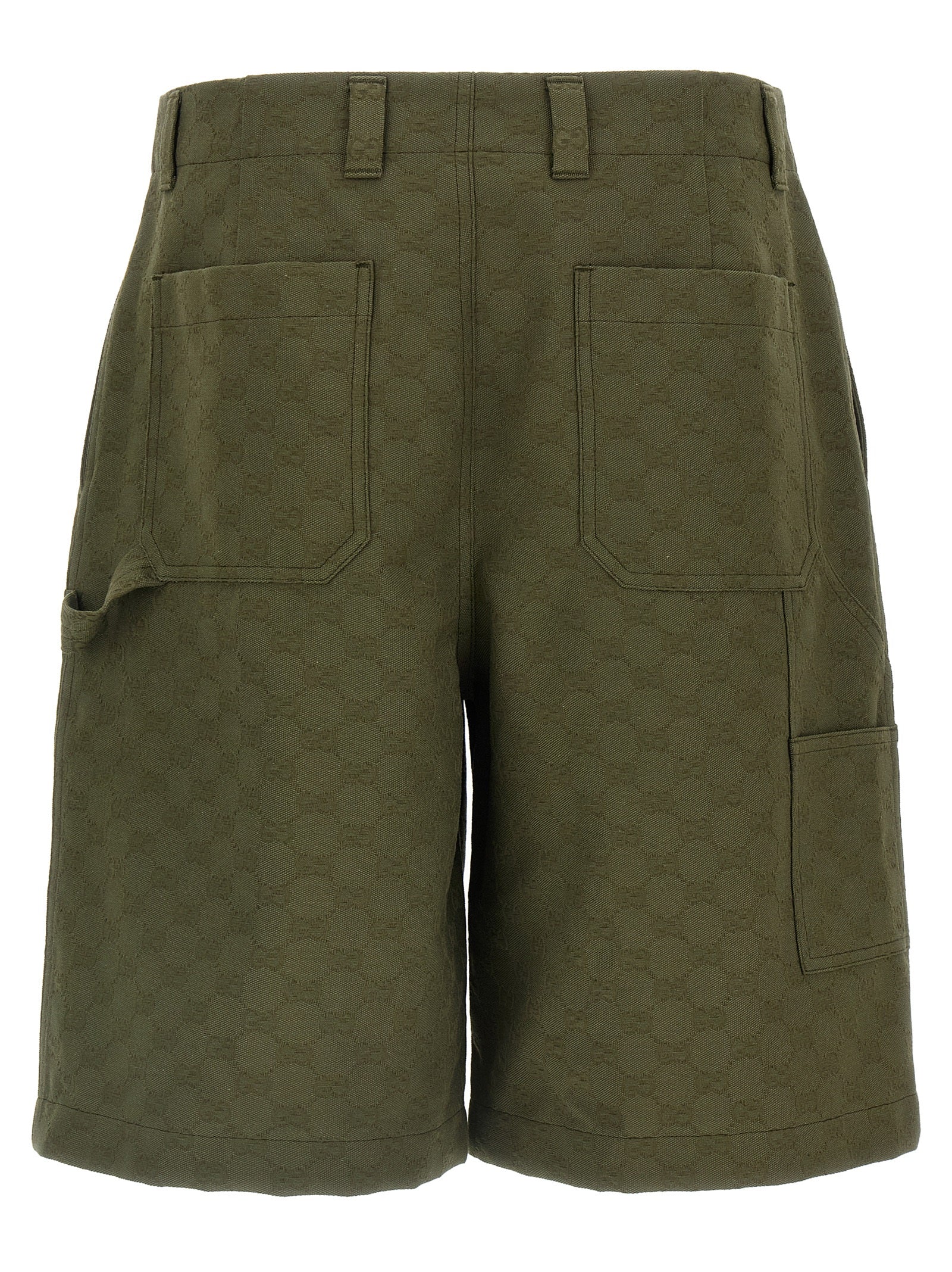 Gucci Bicolor Cotton Bermuda Men's Shorts