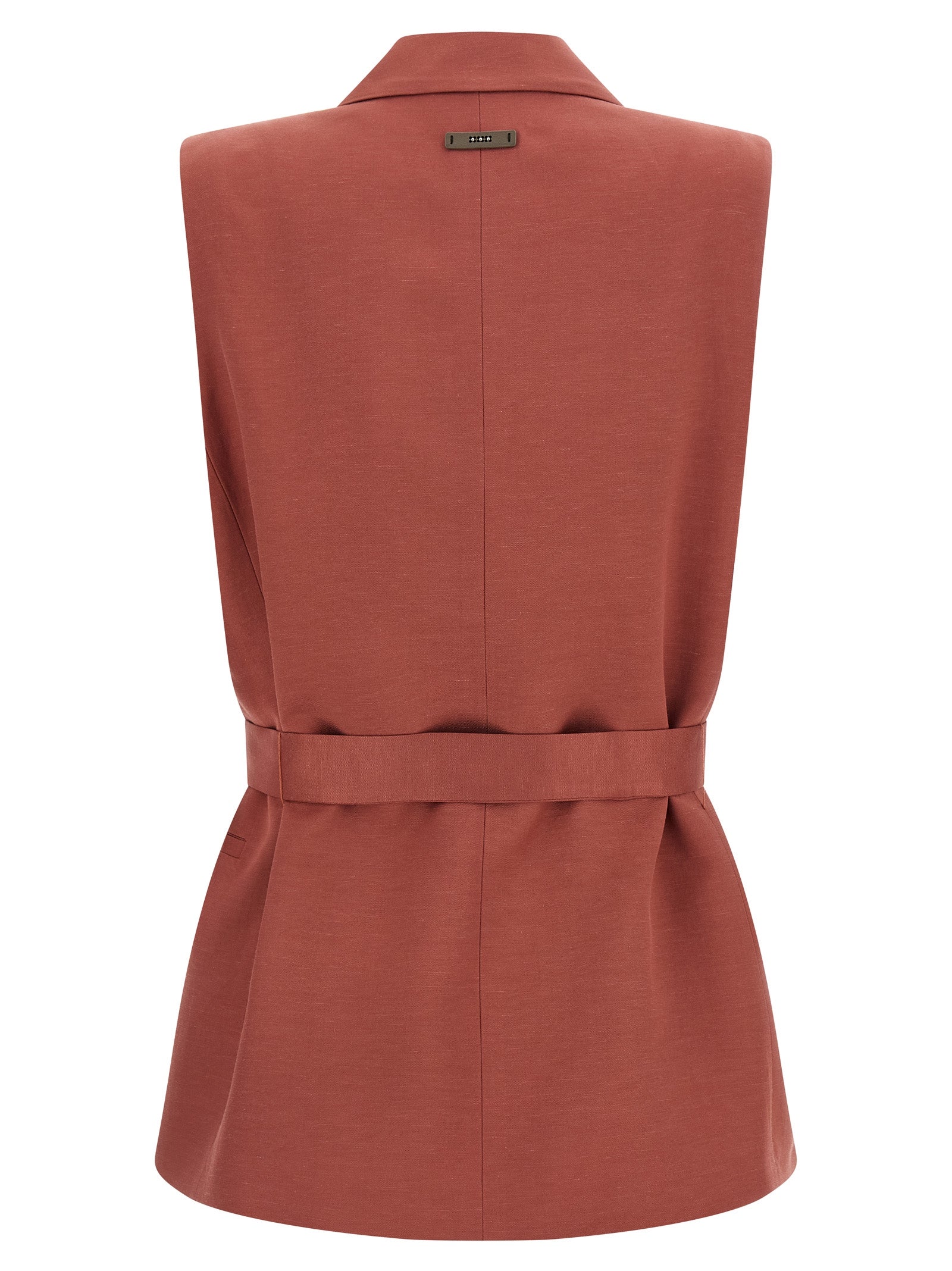 Peserico Multicolor Viscose Sleeveless Women's Jacket