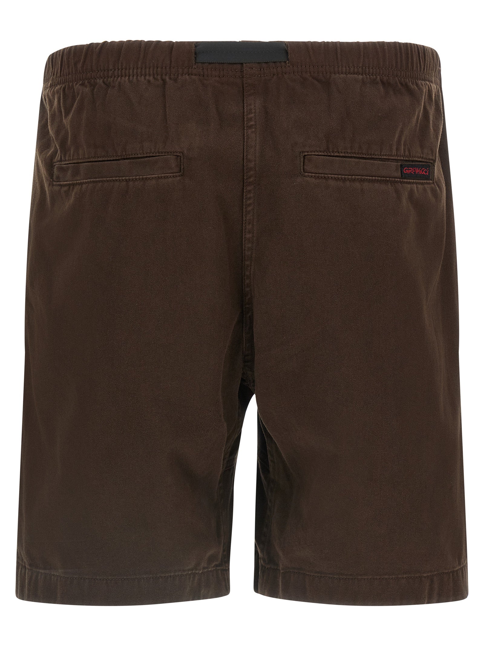 Gramicci Brown Cotton Bermuda Men's Shorts