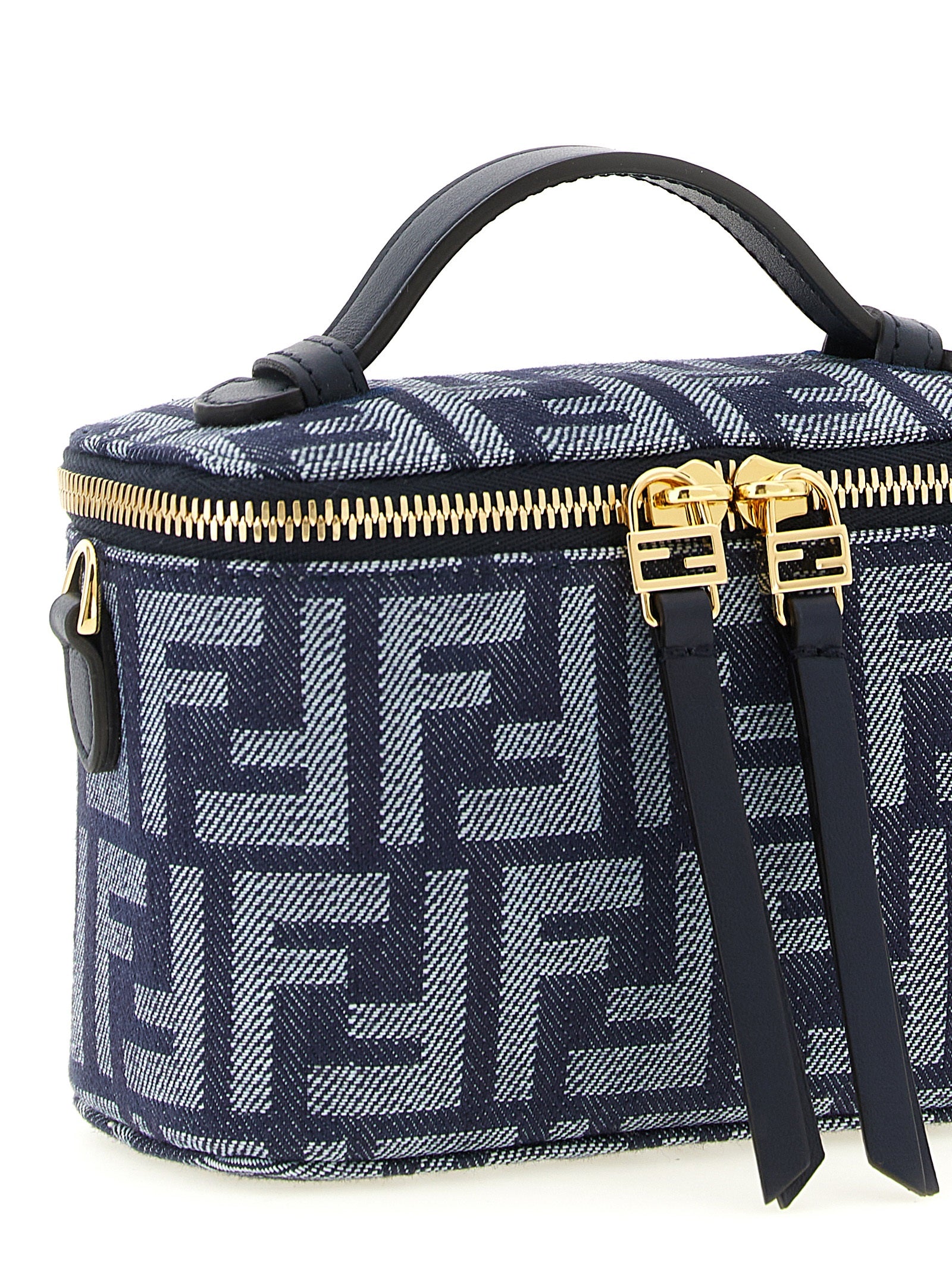 Fendi Blue Cotton Women's Handbag