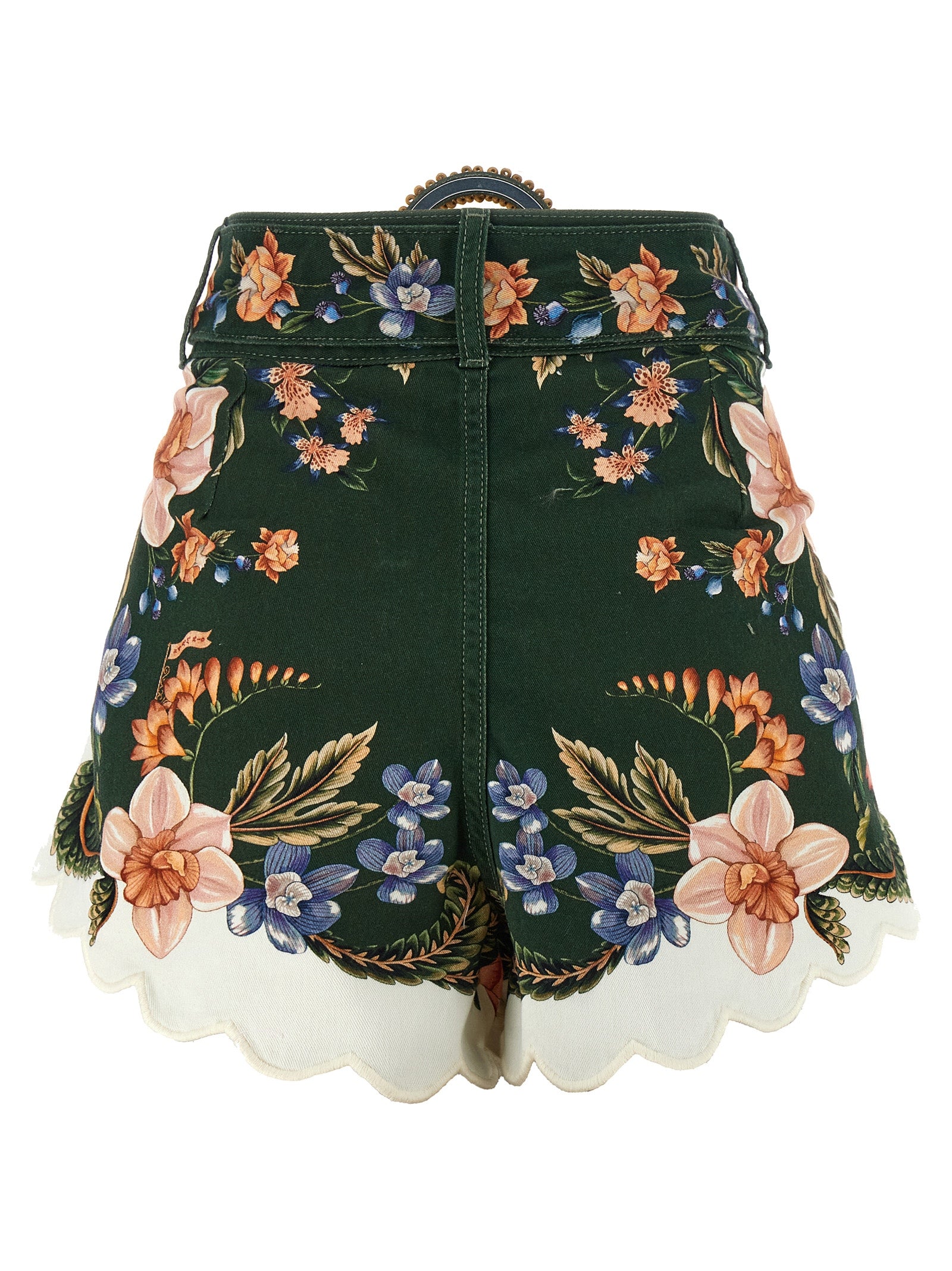 FARM RIO Bicolor Linen Bermuda Women's Shorts