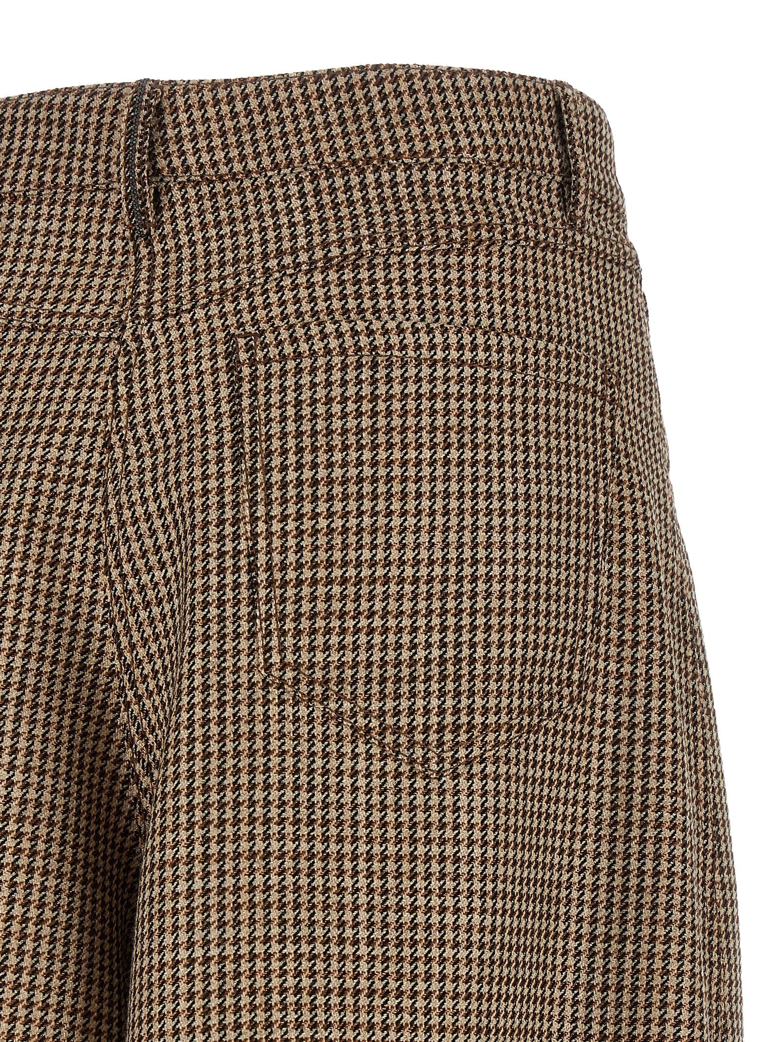 Brunello Cucinelli Brown Virgin Wool Bermuda Women's Shorts