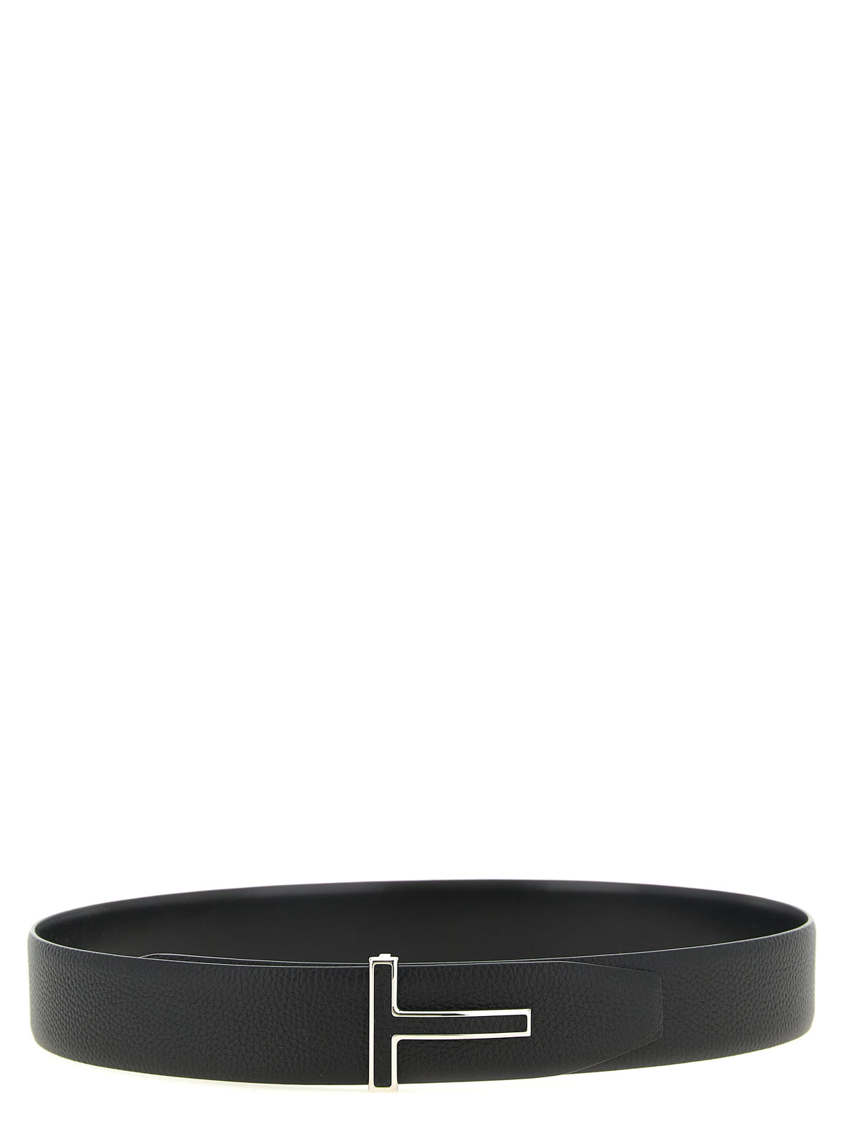 Tom Ford Black Calfskin Regular Men's Belt