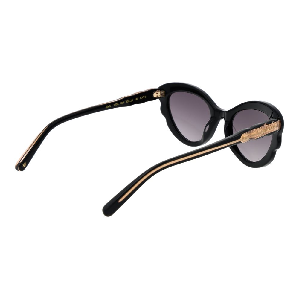 Ted Baker Black Acetate Women's Sunglasses