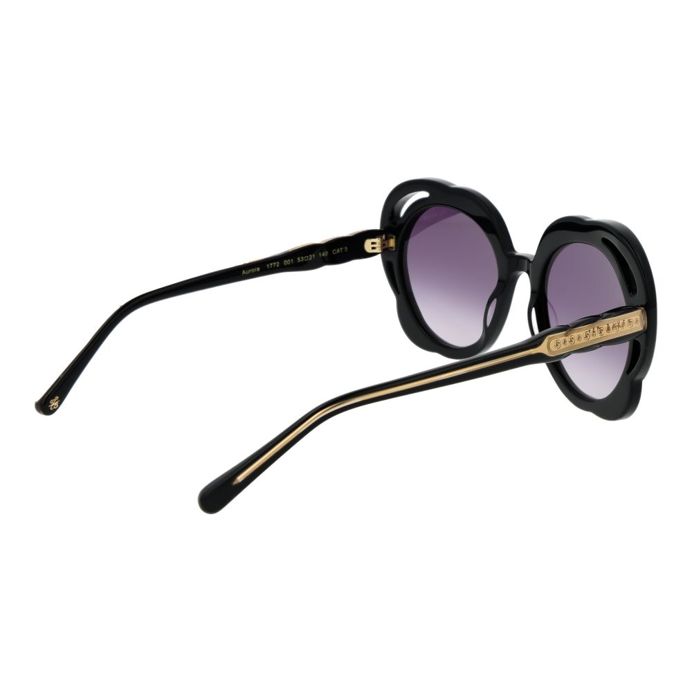 Ted Baker Black Acetate Women's Sunglasses