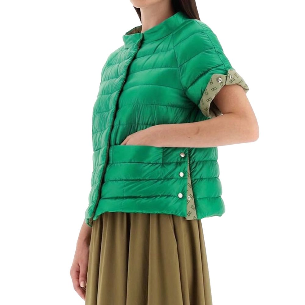 Herno Bicolor Polyamide Full-Length Women's Jacket