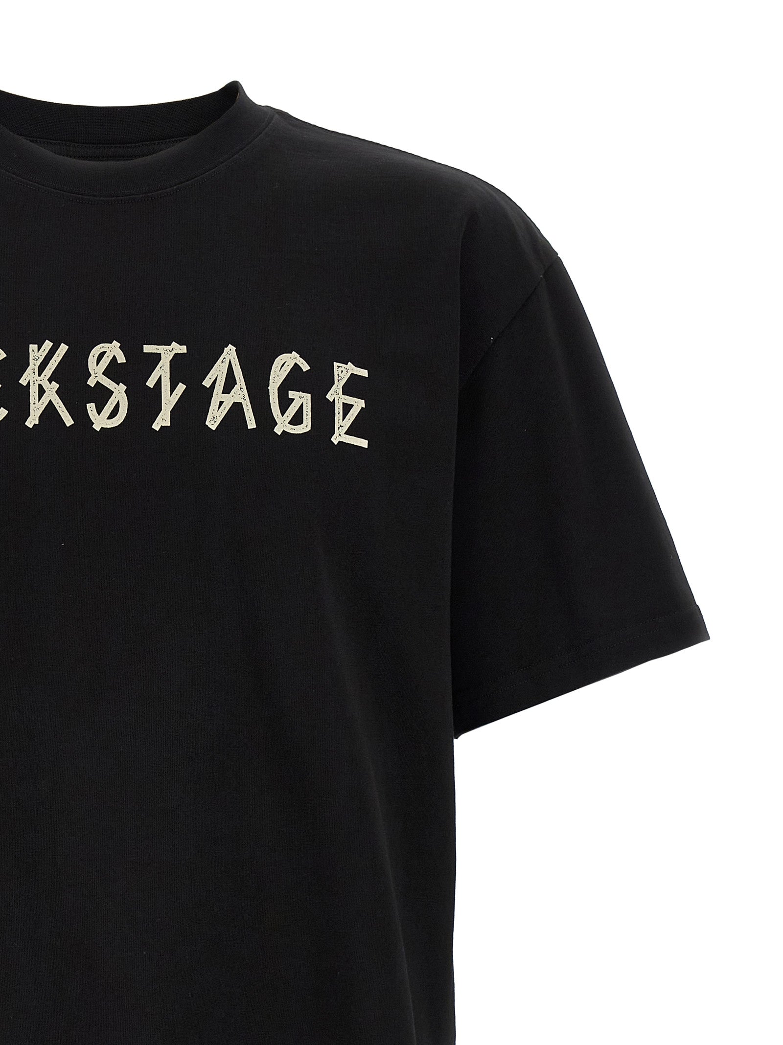 44 Label Group Black Cotton Men's T-Shirt