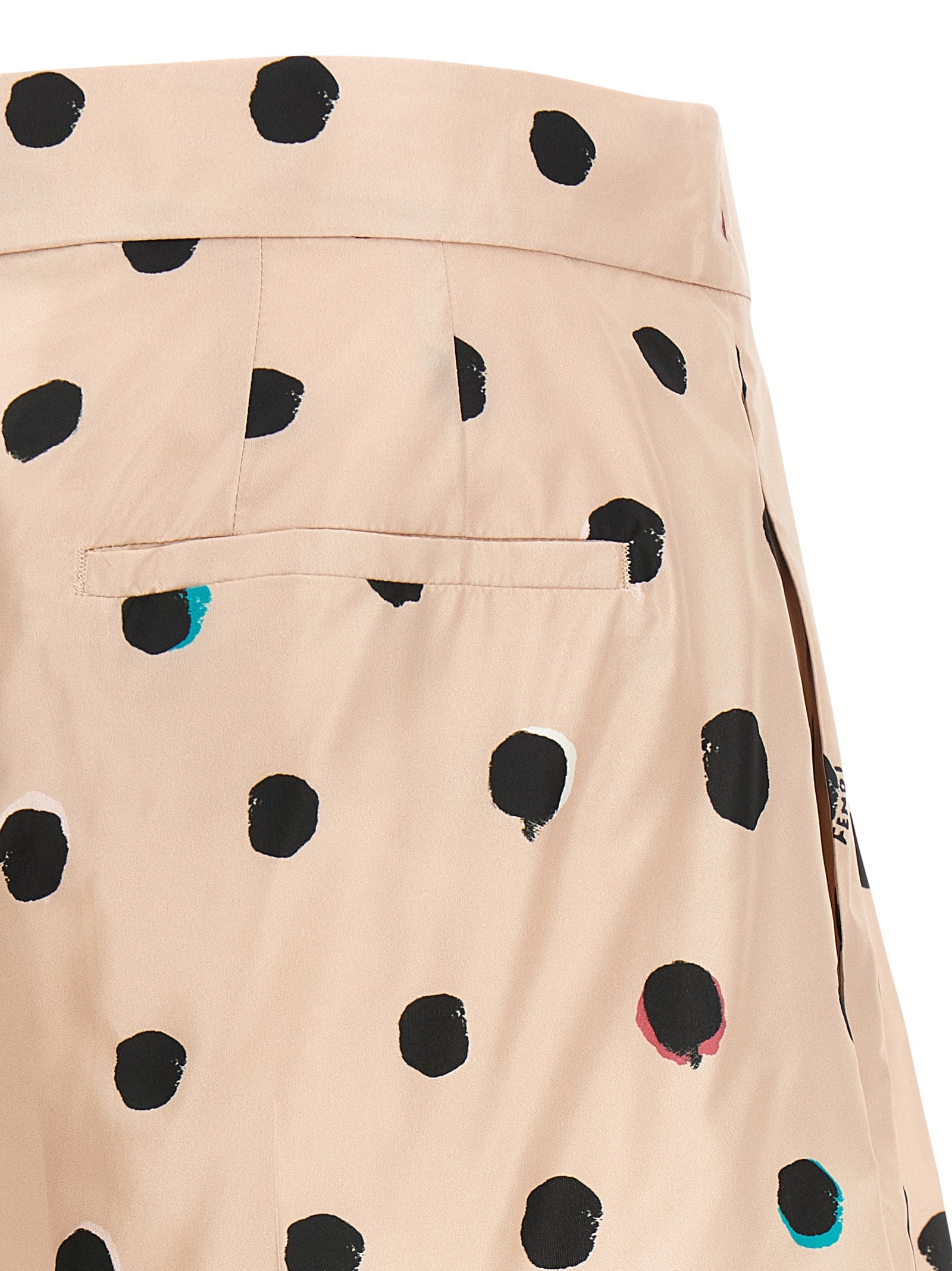 Fendi Multicolor Silk Bermuda Women's Shorts