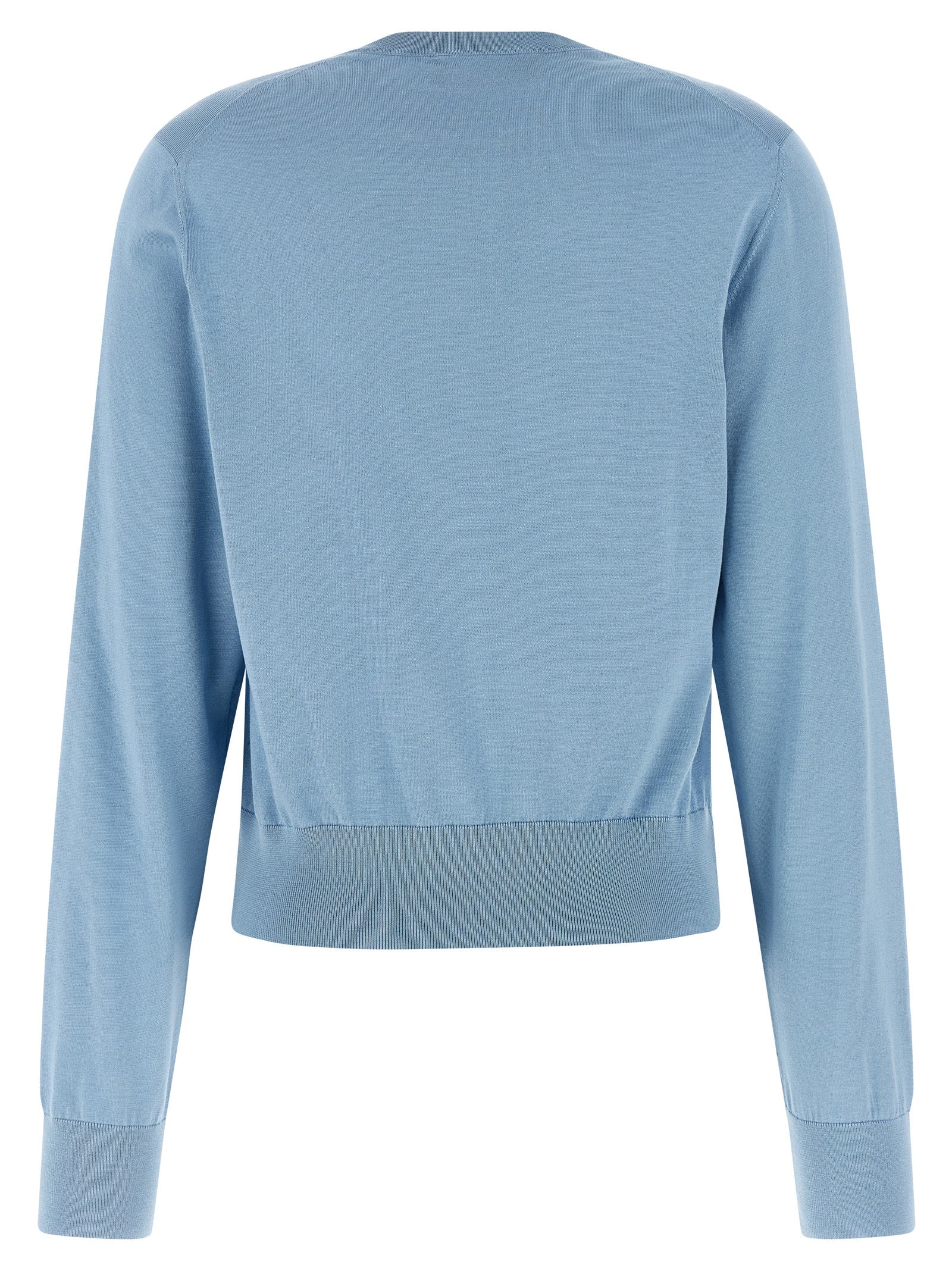 Dolce & Gabbana Blue Silk Women's Cardigan