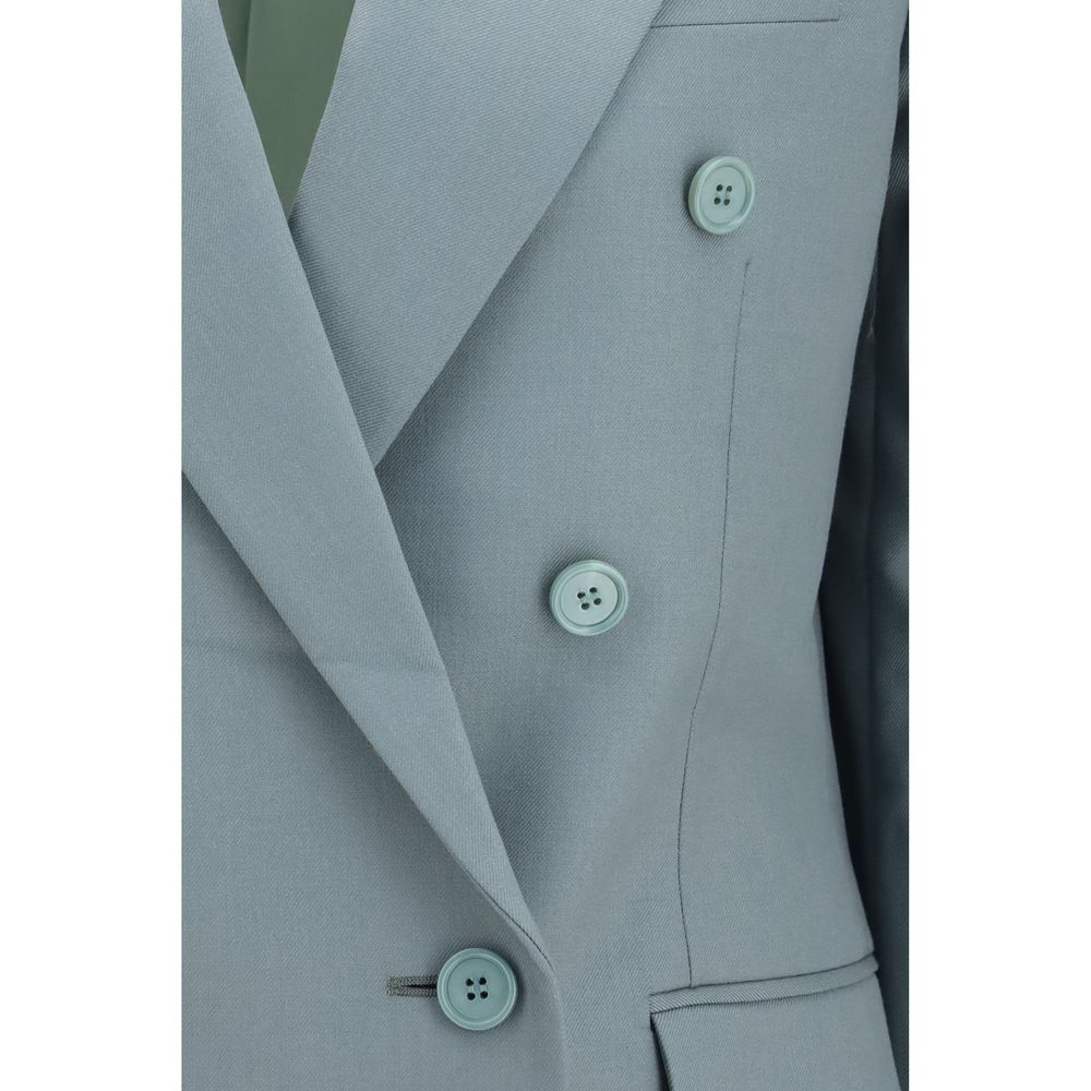 Chloé Bicolor Wool Oves Aries Women's Blazer