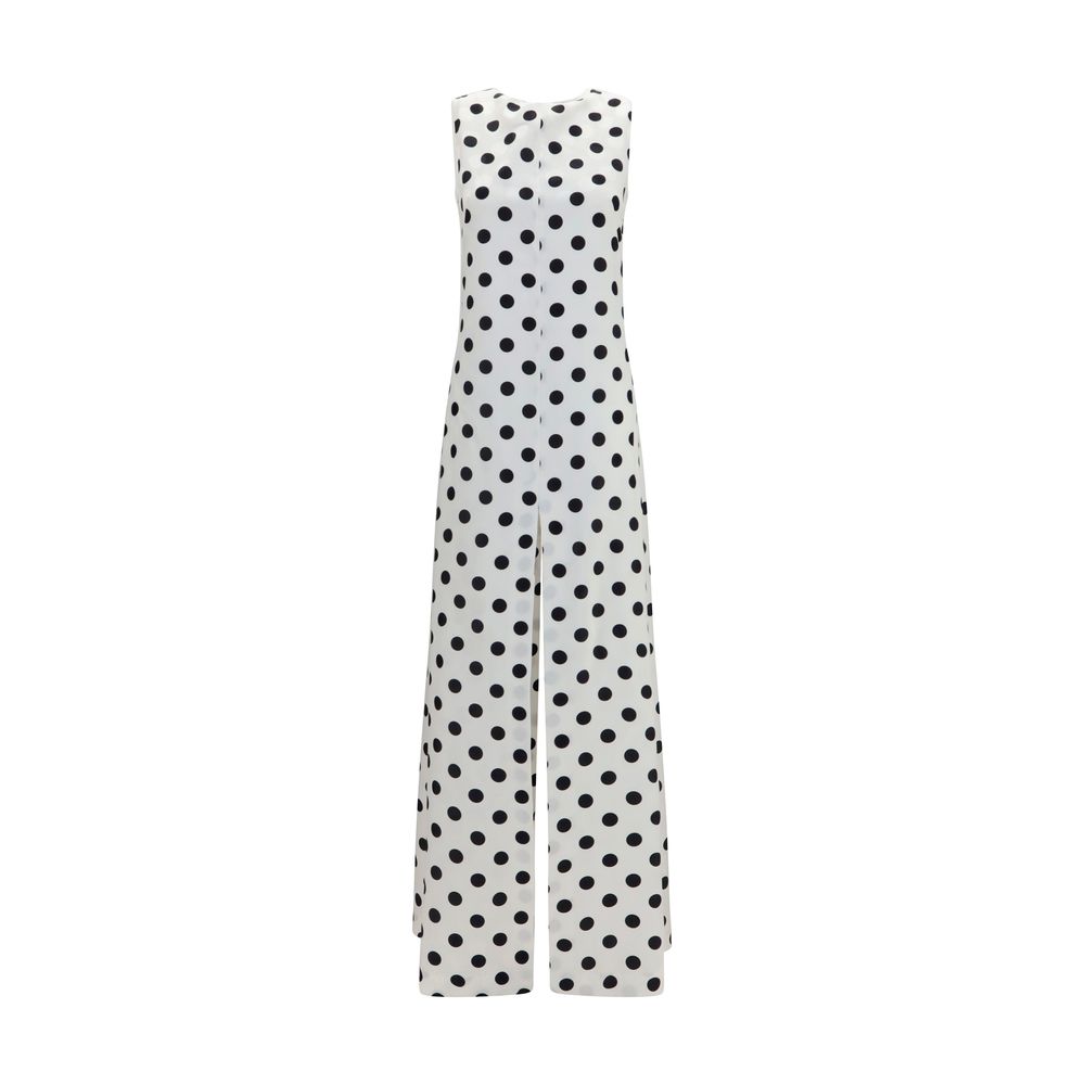 SA SU PHI White Silk Long Women's Dress