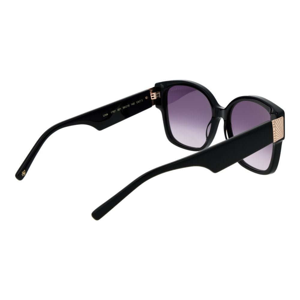 Ted Baker Black Acetate Women's Sunglasses