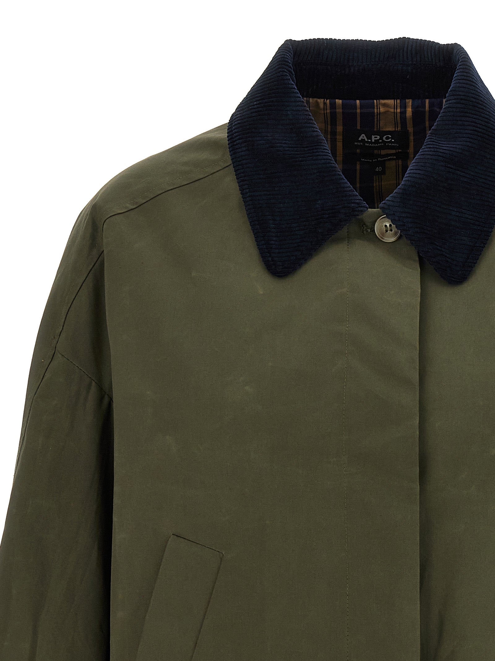 A.P.C. Bicolor Cotton Shell Women's Jacket