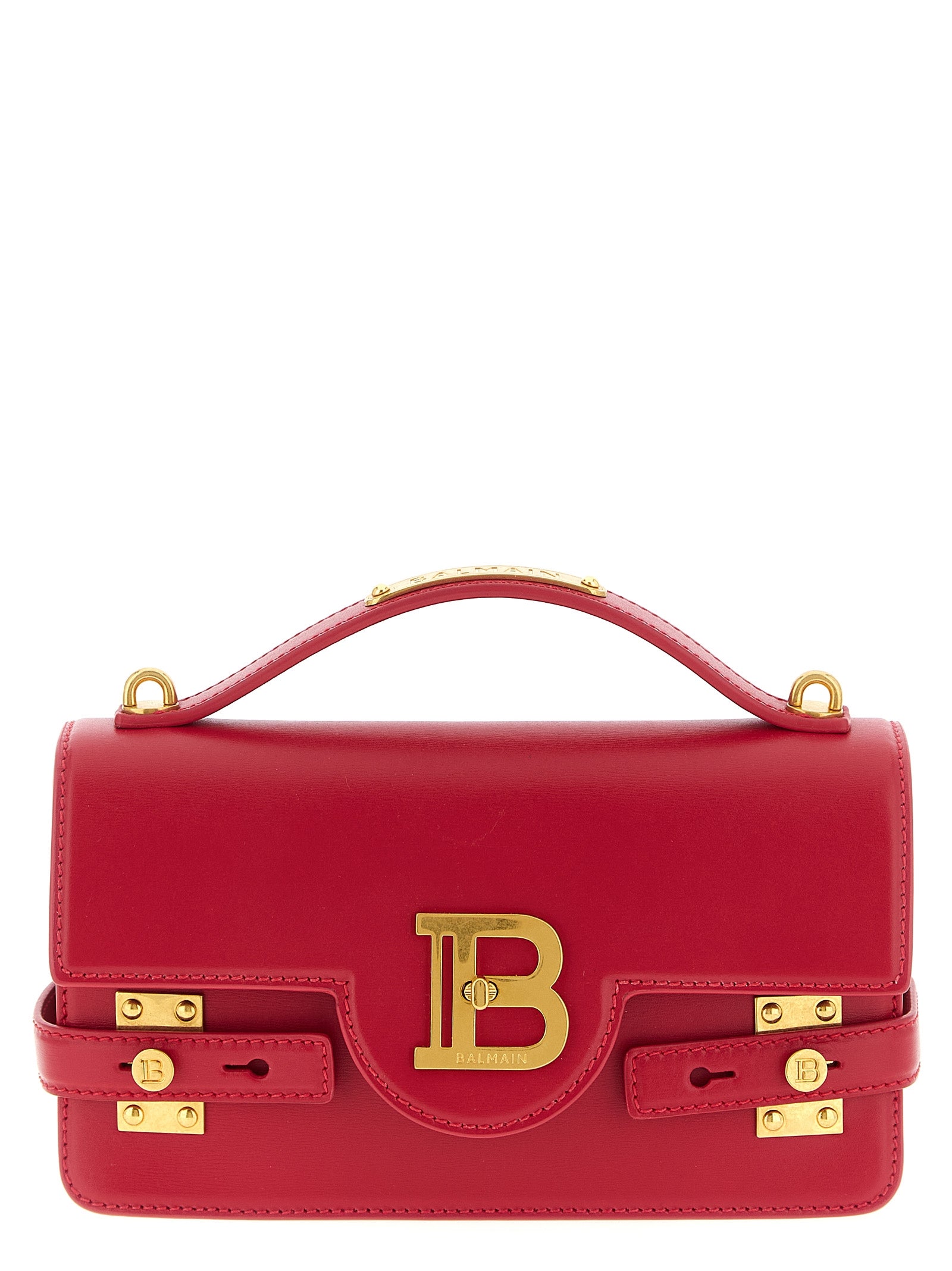 Balmain Fuchsia Calfskin Women's Handbag