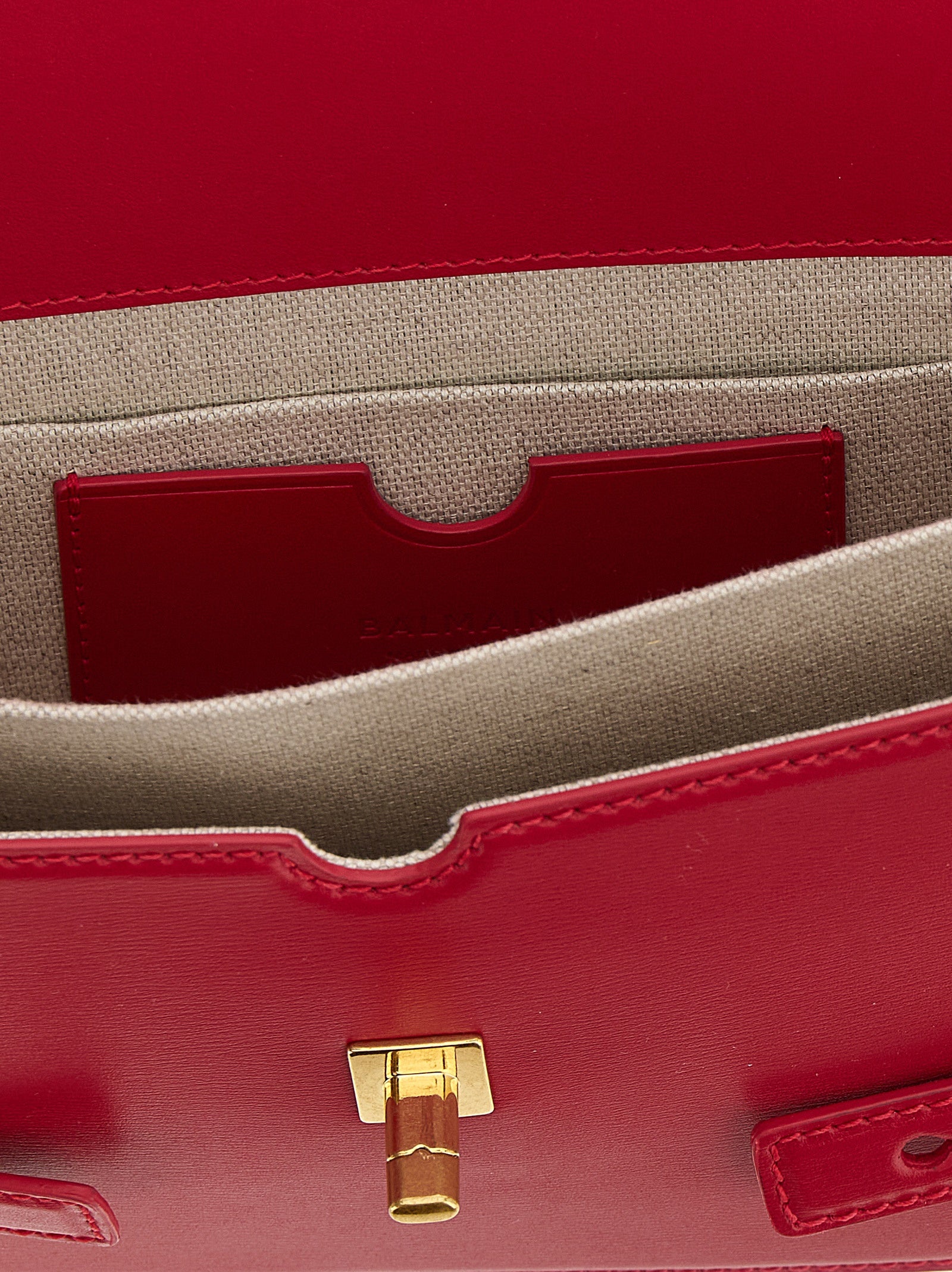 Balmain Fuchsia Calfskin Women's Handbag