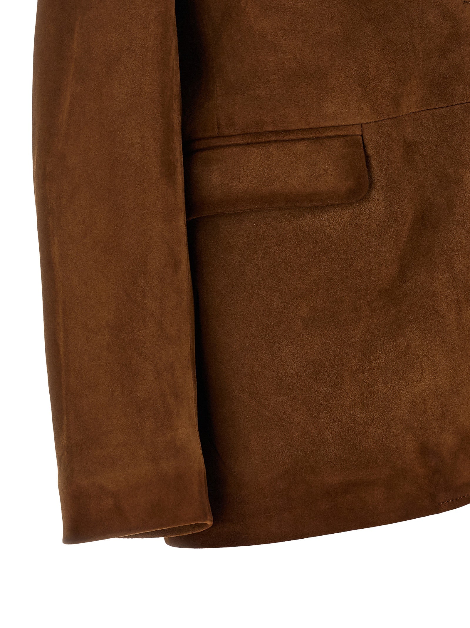 Golden Goose Brown Lamb Leather Leather Women's Jacket