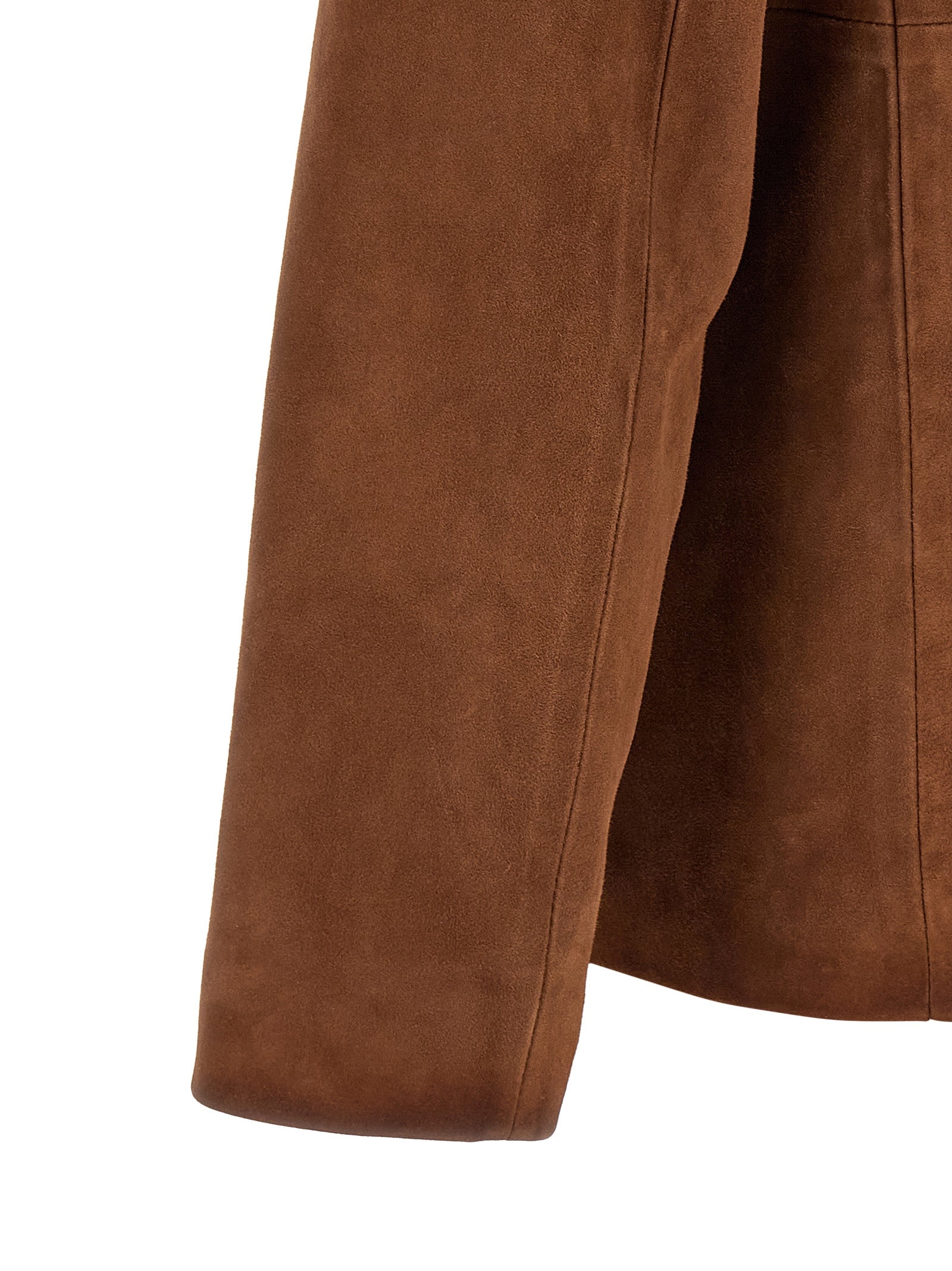 Golden Goose Brown Lamb Leather Leather Men's Jacket
