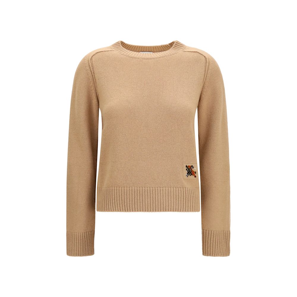 Burberry Beige Cashmere Women's Sweater