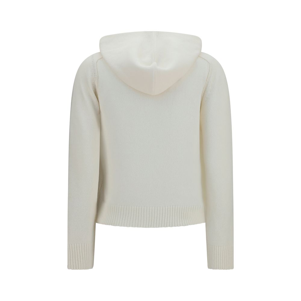 Burberry Beige Wool Oves Aries Women's Hoodie