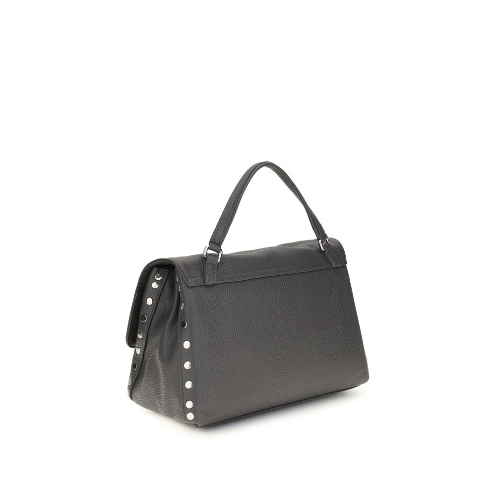 Zanellato Gray Calf Leather Bos Taurus Women's Handbag