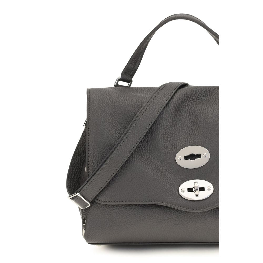 Zanellato Gray Calf Leather Bos Taurus Women's Handbag
