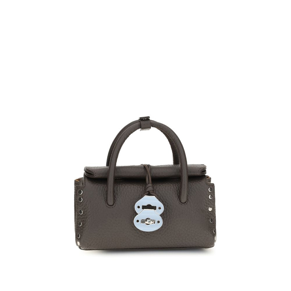 Zanellato Brown Calf Leather Bos Taurus Women's Handbag