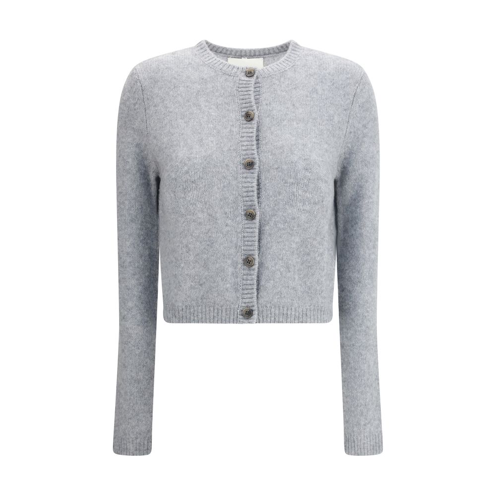 Lisa Yang Gray Cashmere Women's Cardigan