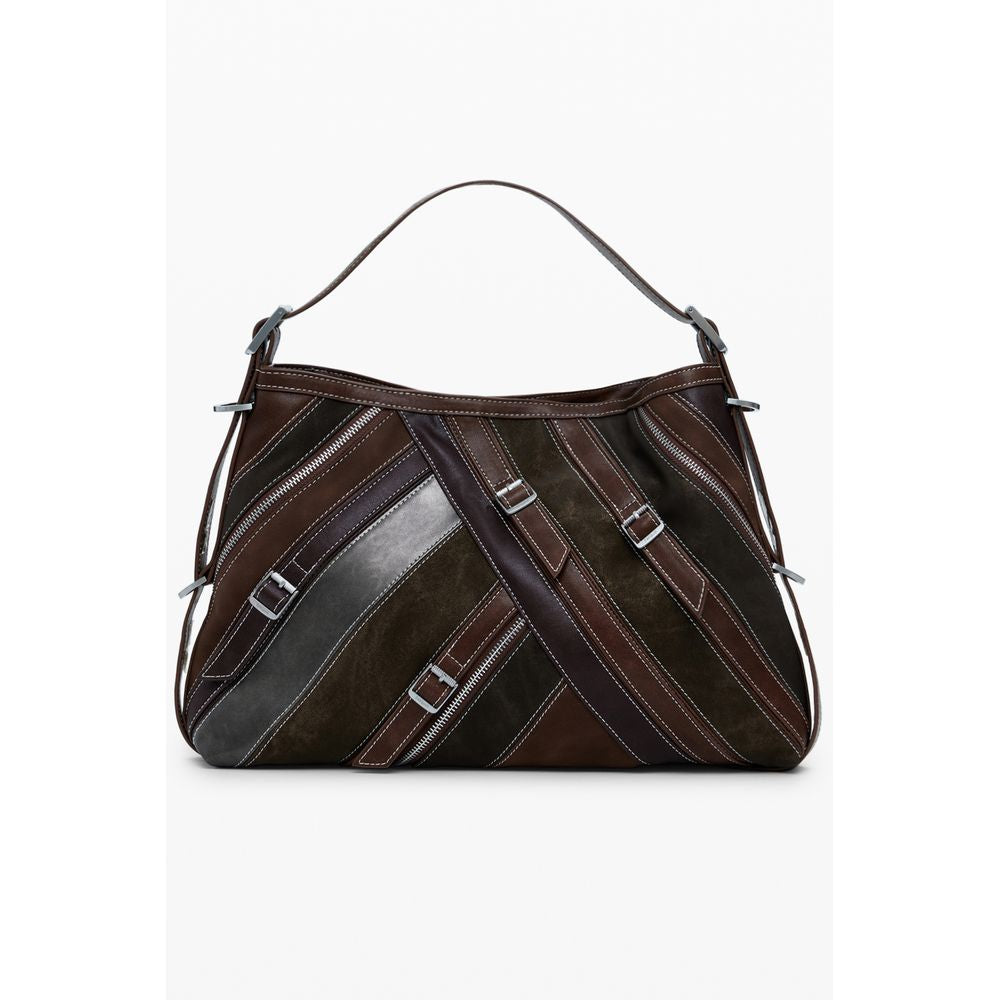 Desigual Marrone Poliuretano Women Women's Handbag