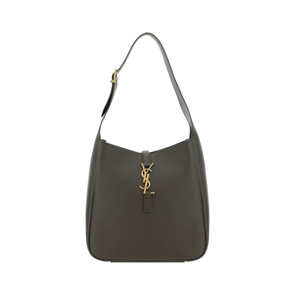Saint Laurent Bicolor Calf Leather Bos Taurus Shoulder Women's Bag