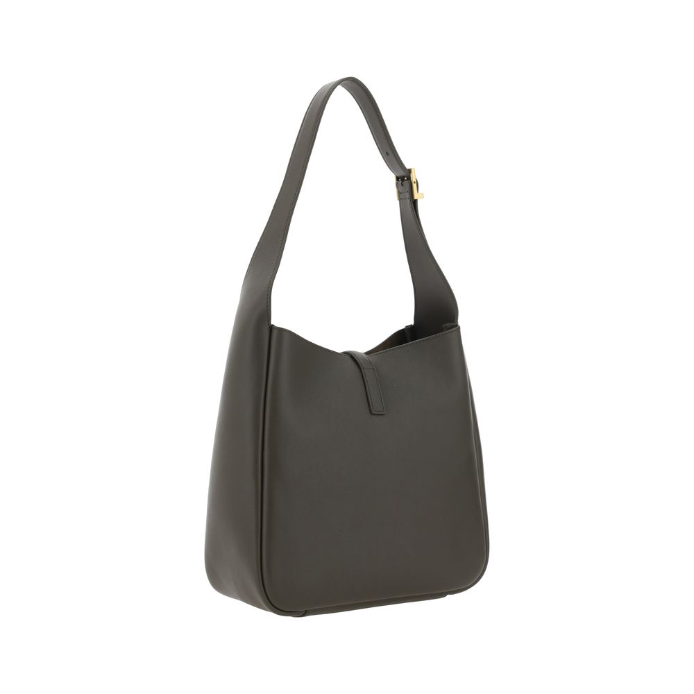 Saint Laurent Bicolor Calf Leather Bos Taurus Shoulder Women's Bag