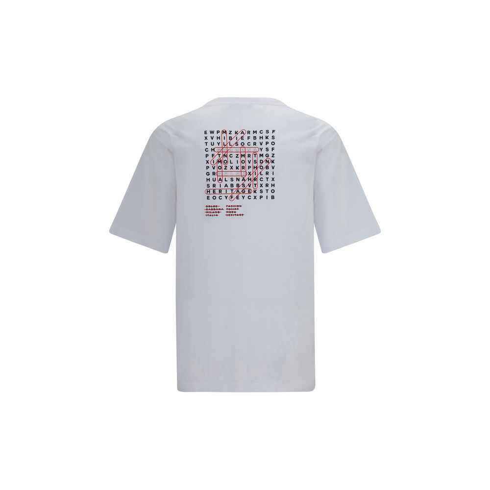 Dolce & Gabbana White Cotton Men's T-Shirt