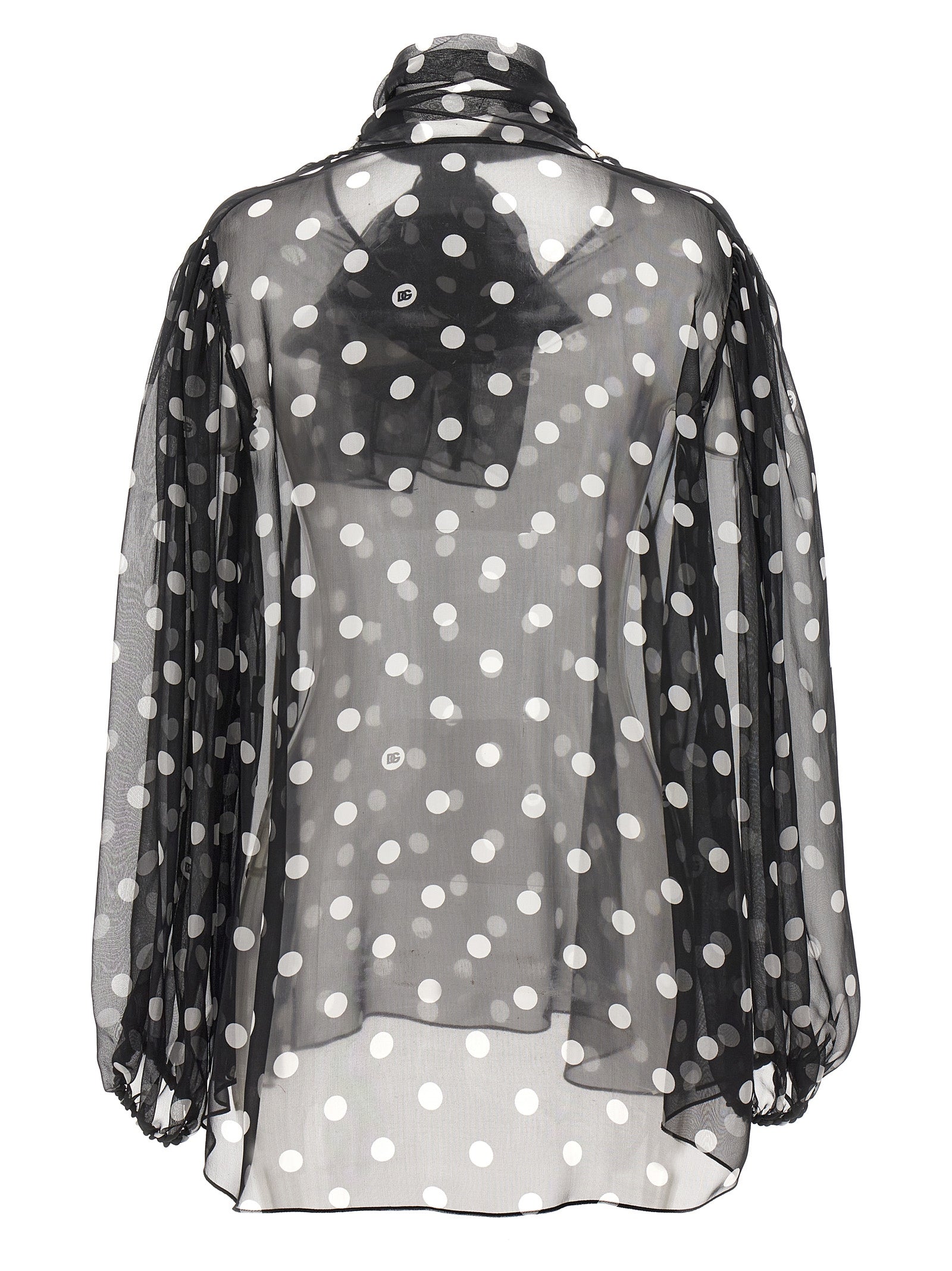 Dolce & Gabbana Bicolor Silk Women's Blouse