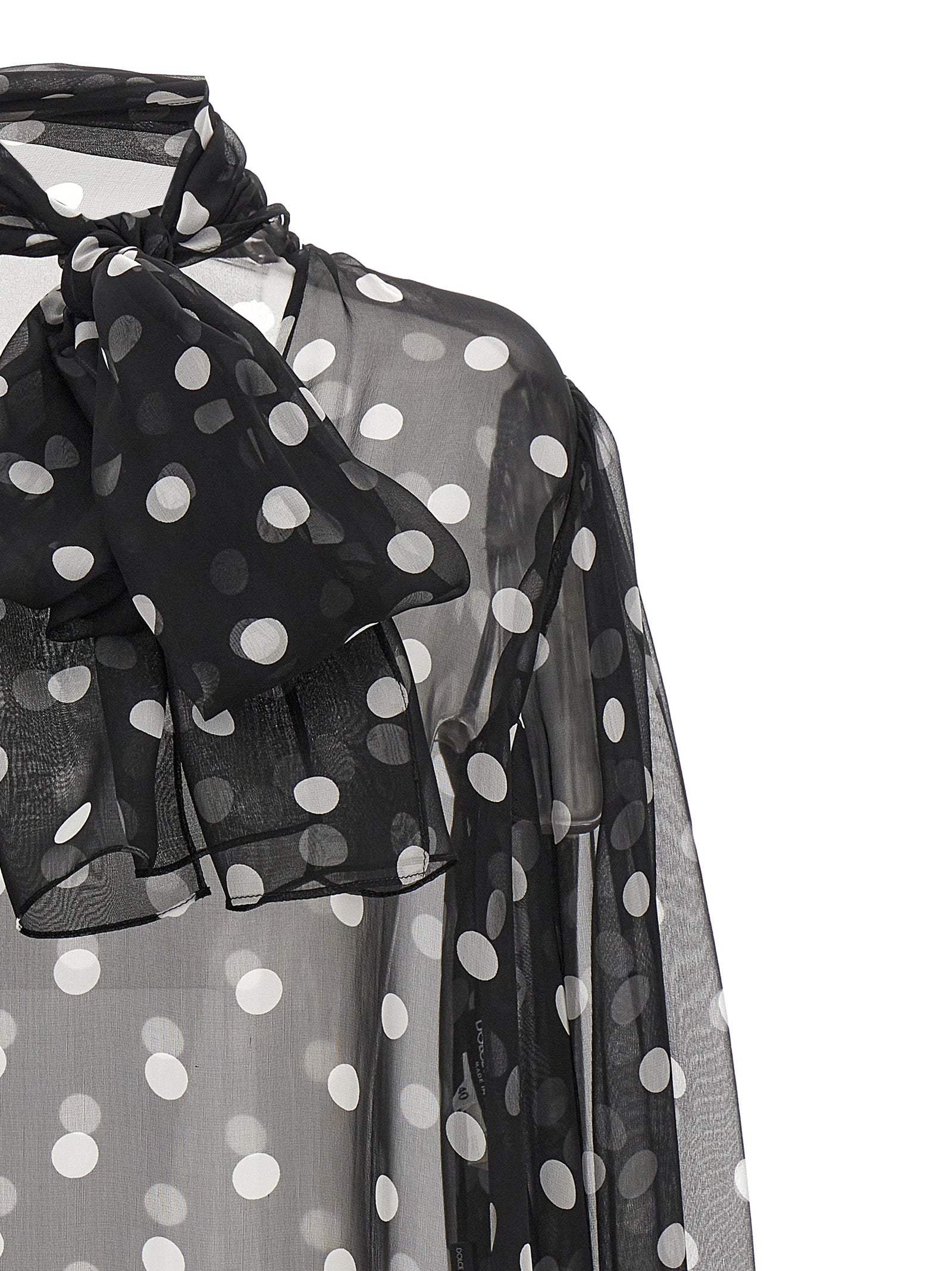 Dolce & Gabbana Bicolor Silk Women's Blouse