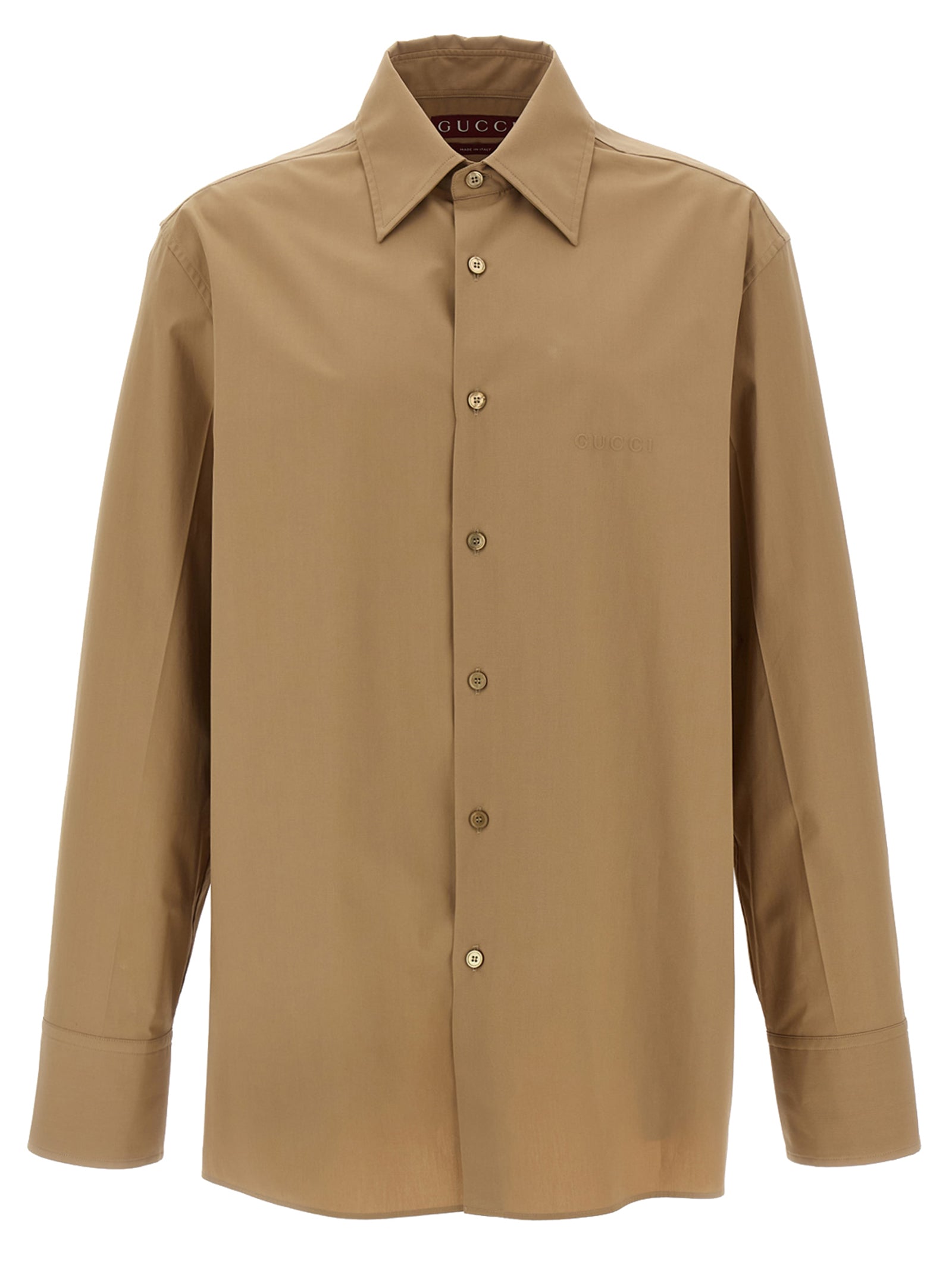Gucci Beige Cotton Men's Blouse