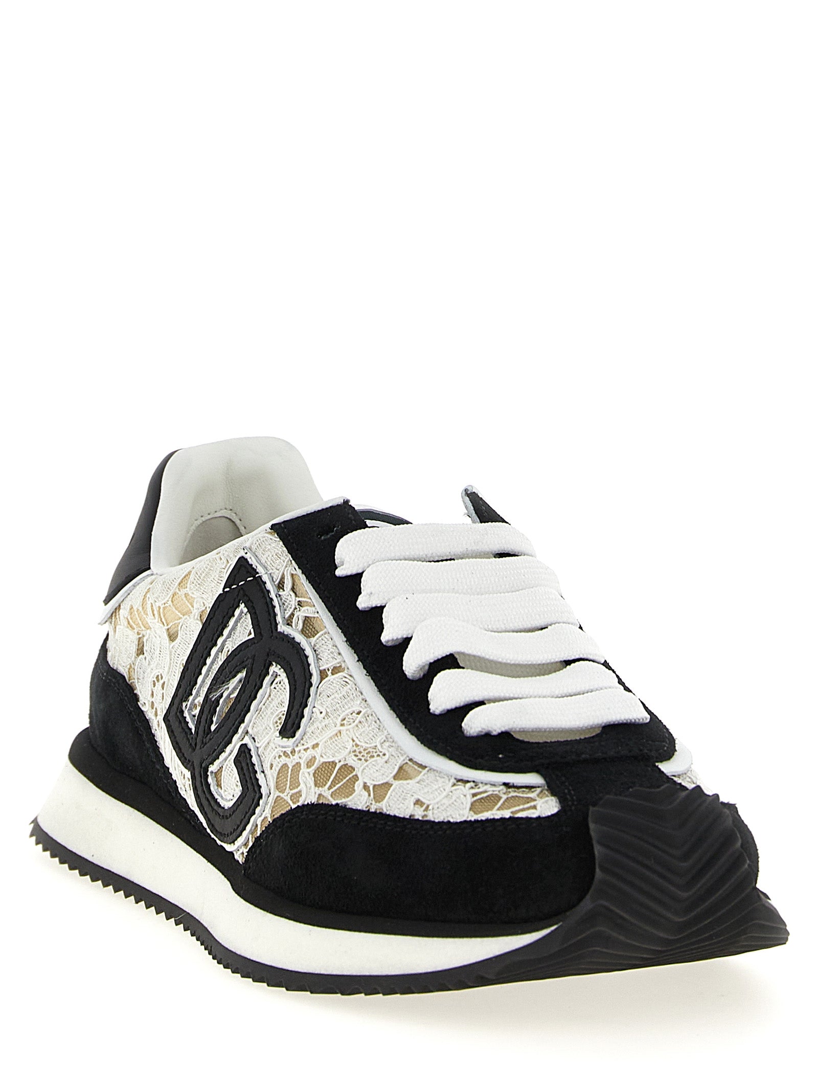 Dolce & Gabbana Bicolor Cotton Women's Sneakers