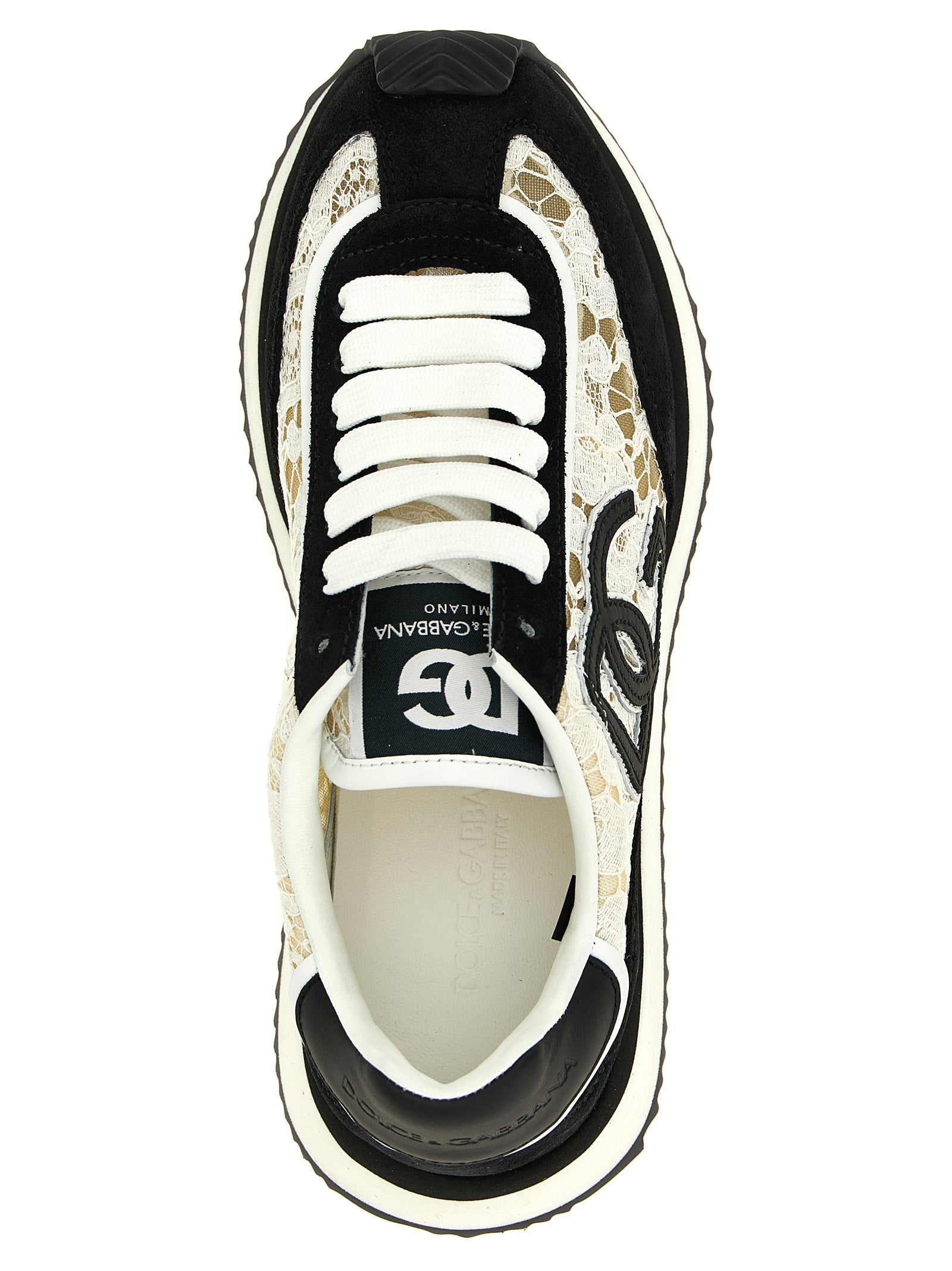 Dolce & Gabbana Bicolor Cotton Women's Sneakers