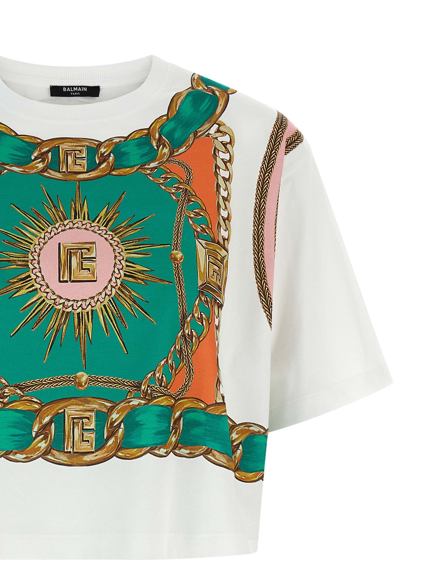 Balmain Multicolor Cotton Women's T-Shirt