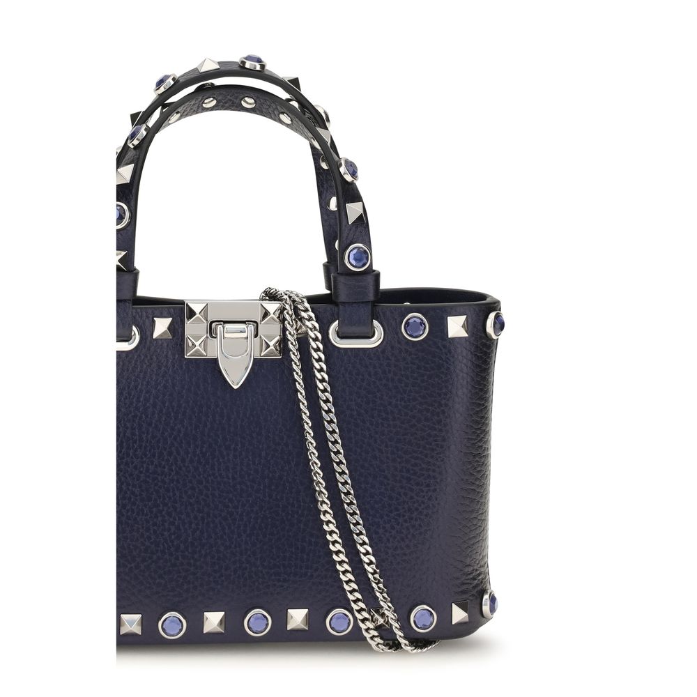 Valentino Garavani Black Calf Leather Bos Taurus Women's Accessories